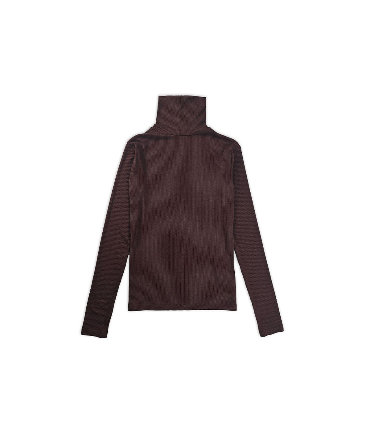 320쇼룸(320SHOWROOM) Modal Span Hand Warmer Turtleneck Brown