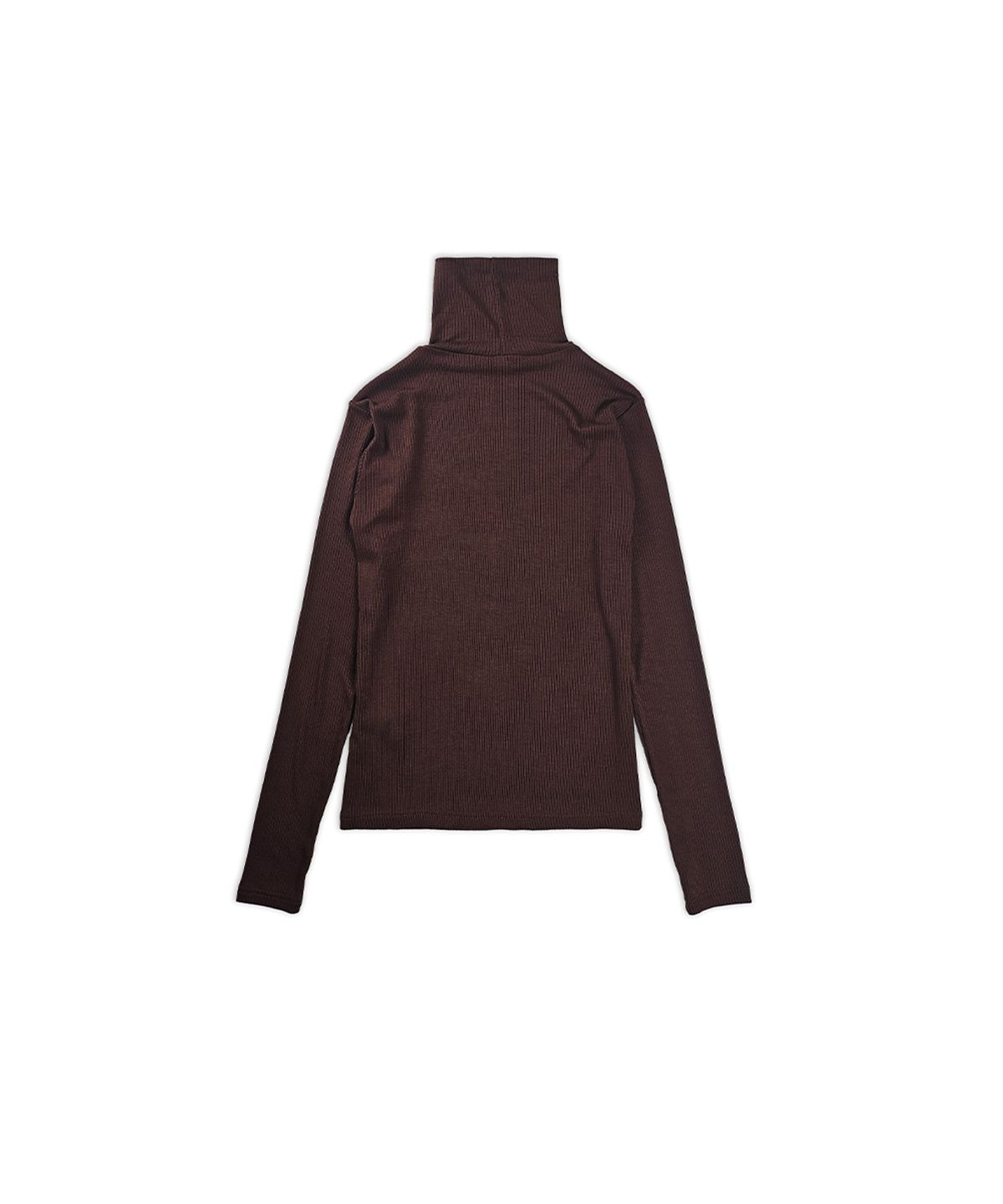 320쇼룸(320SHOWROOM) Modal Span Hand Warmer Turtleneck Brown