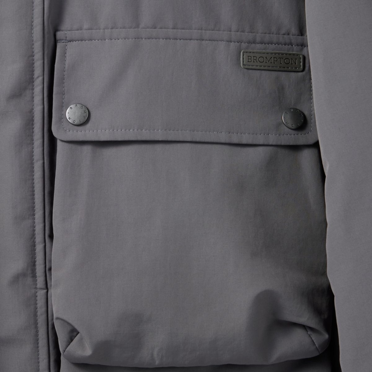 브롬톤 런던(BROMPTON LONDON) BRITISH CAMPER HOOD DOWN - GREY (P244MDW510)