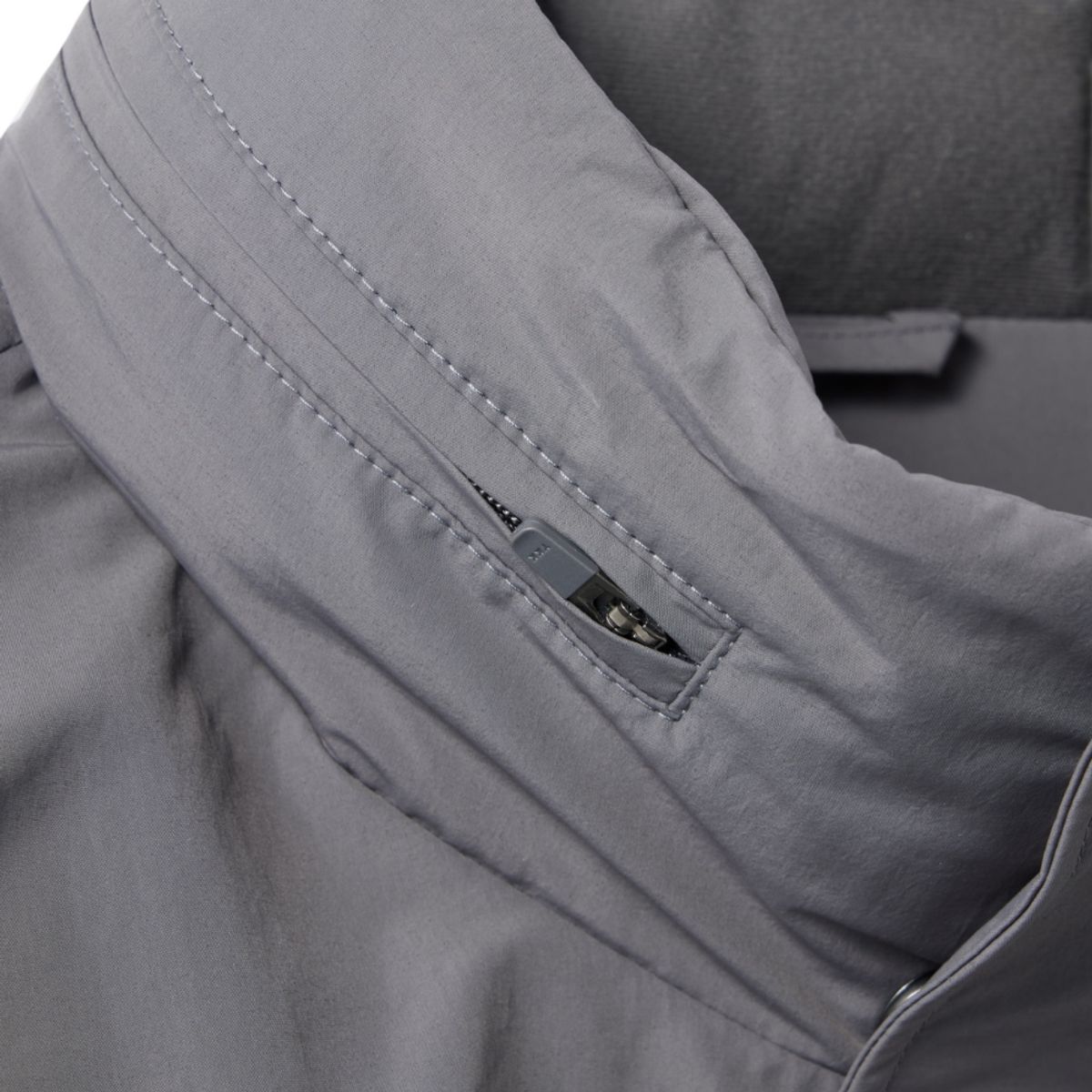 브롬톤 런던(BROMPTON LONDON) BRITISH CAMPER HOOD DOWN - GREY (P244MDW510)