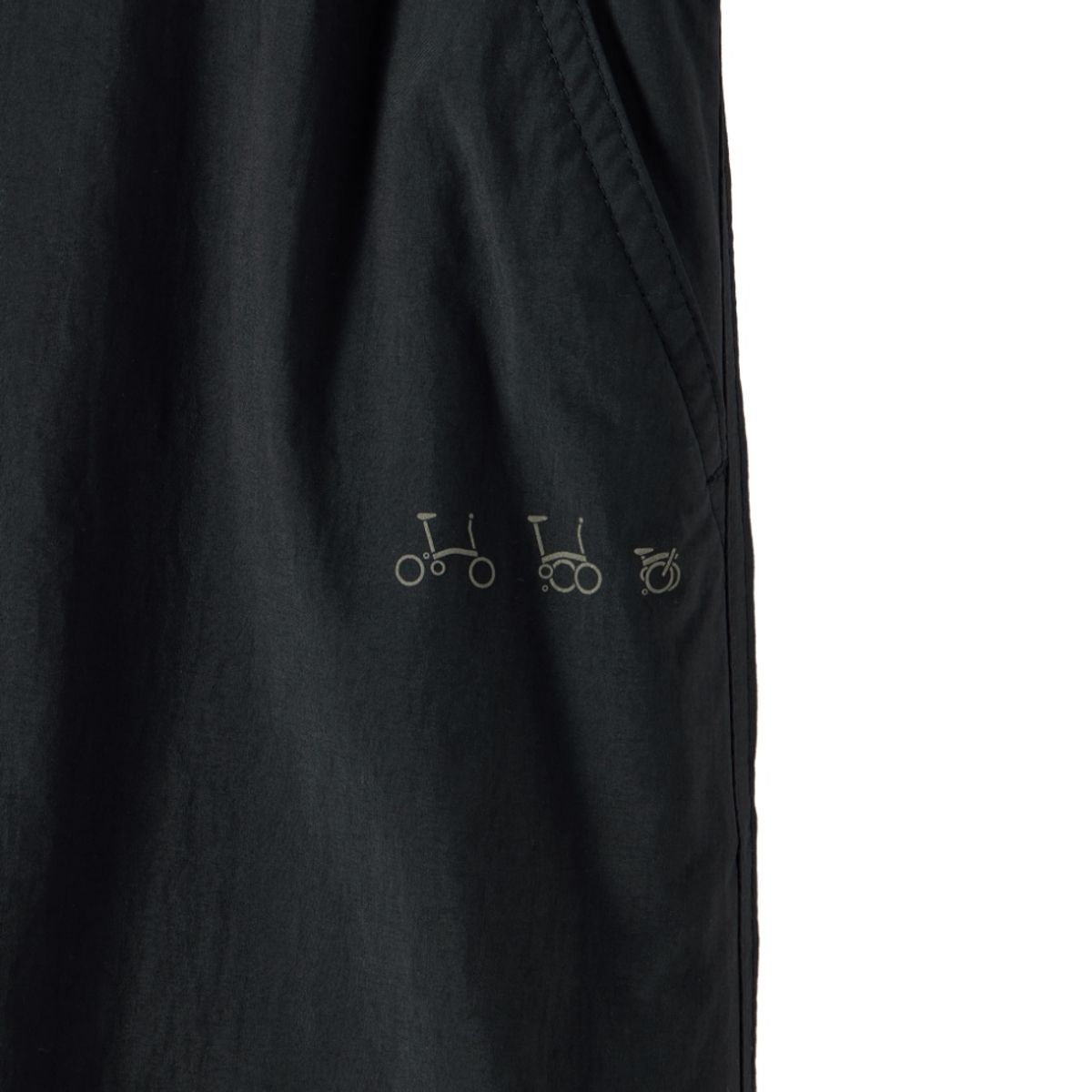 브롬톤 런던(BROMPTON LONDON) CARGO BANDING TROUSERS - BLACK (P244UPT110)