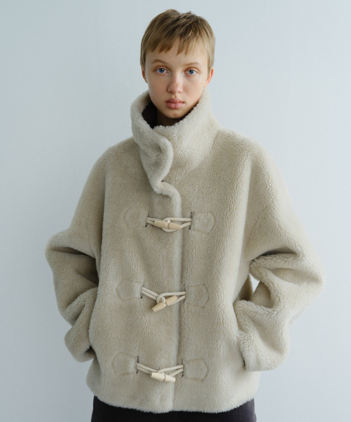 엔오르(EN OR) REVERSIBLE MUSTANG JACKET - BROWN