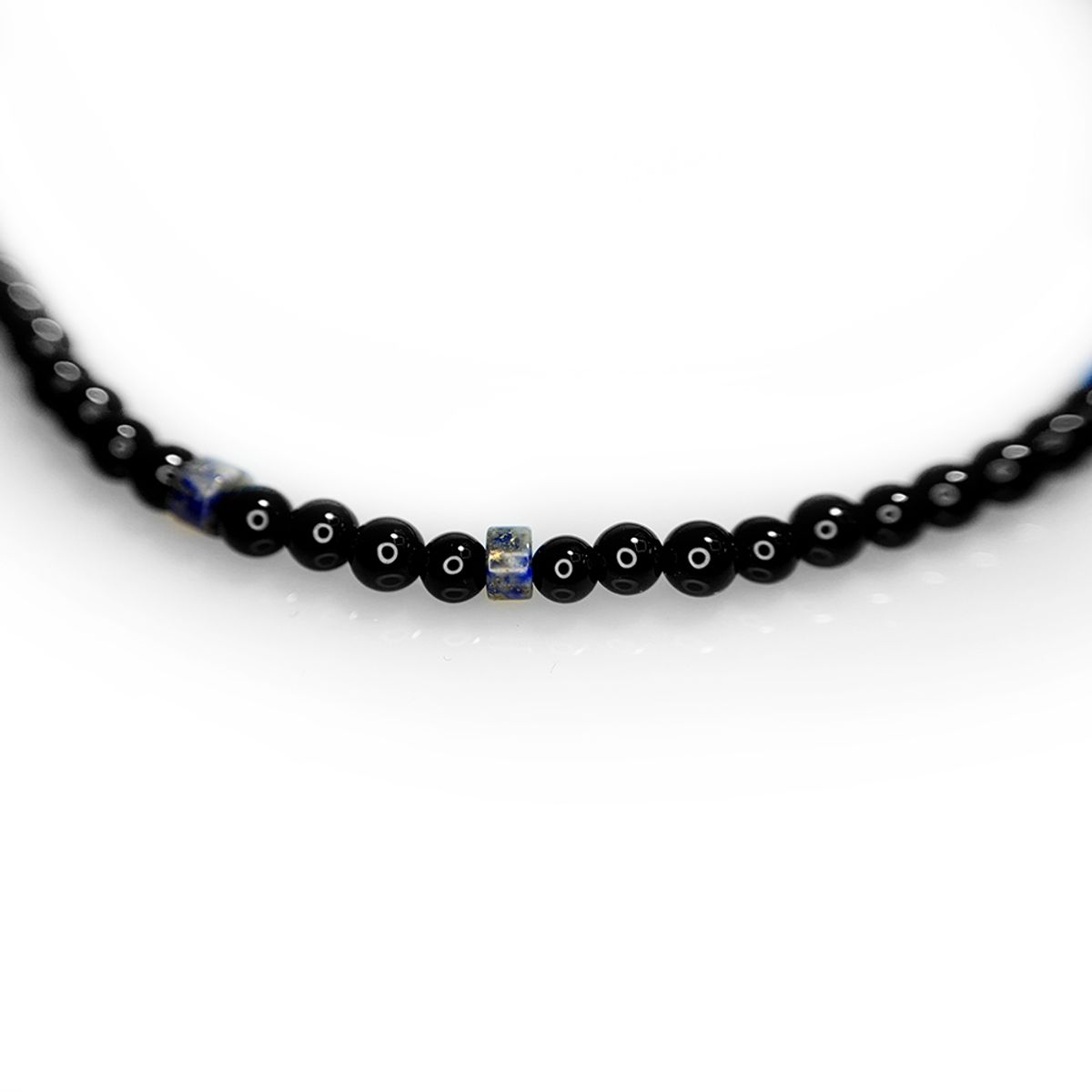 어 그라운드 링(AGROUNDRING) Onyx Bead Necklace (라피스)