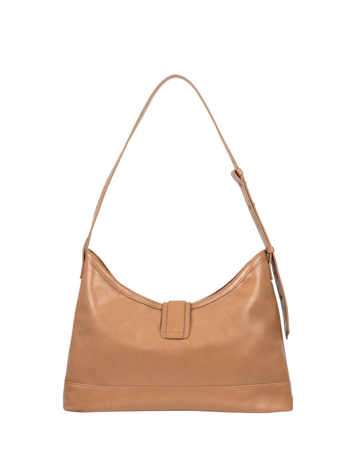 세미코드(SEMICODE) veil bag - crinkle dark beige