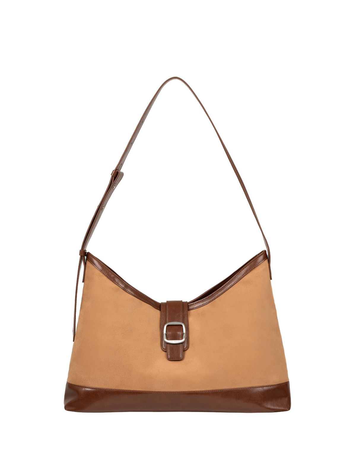 세미코드(SEMICODE) veil bag - suede chestnut