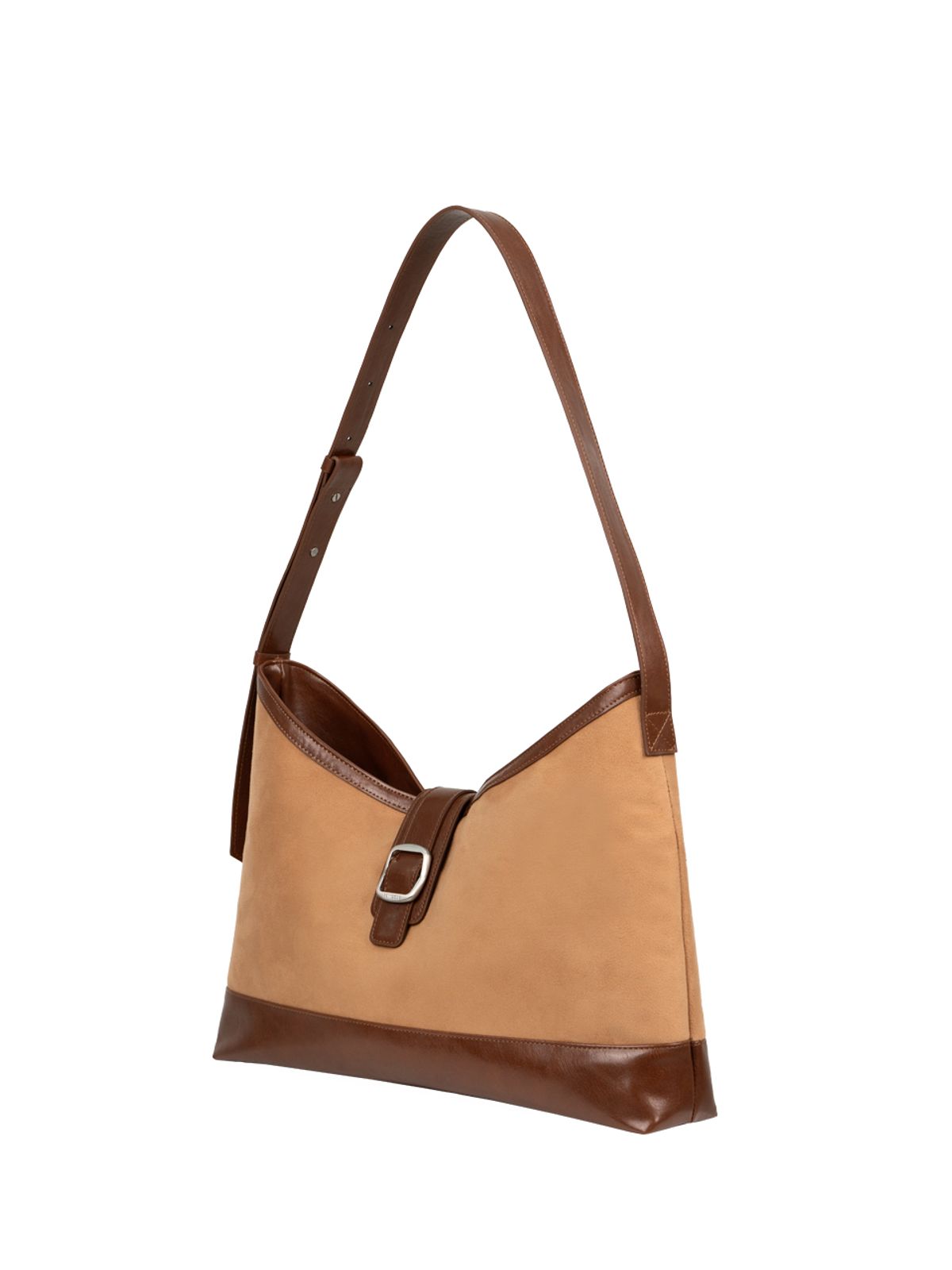 세미코드(SEMICODE) veil bag - suede chestnut