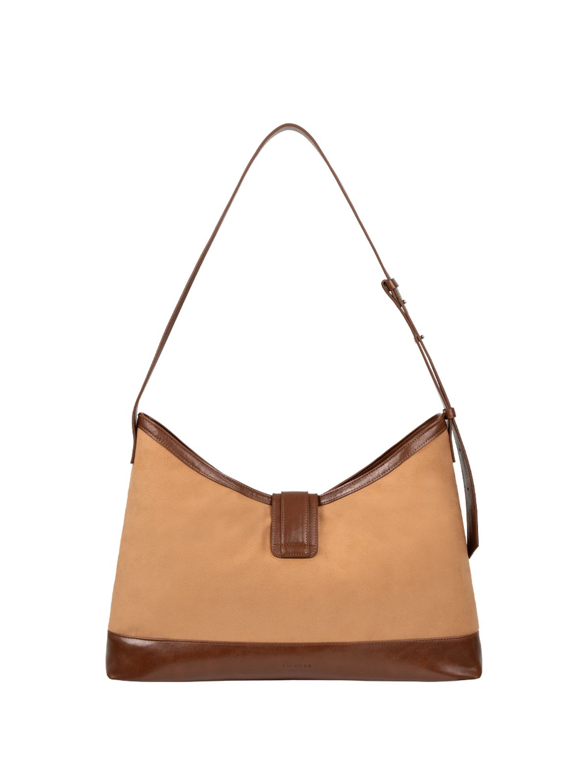 세미코드(SEMICODE) veil bag - suede chestnut