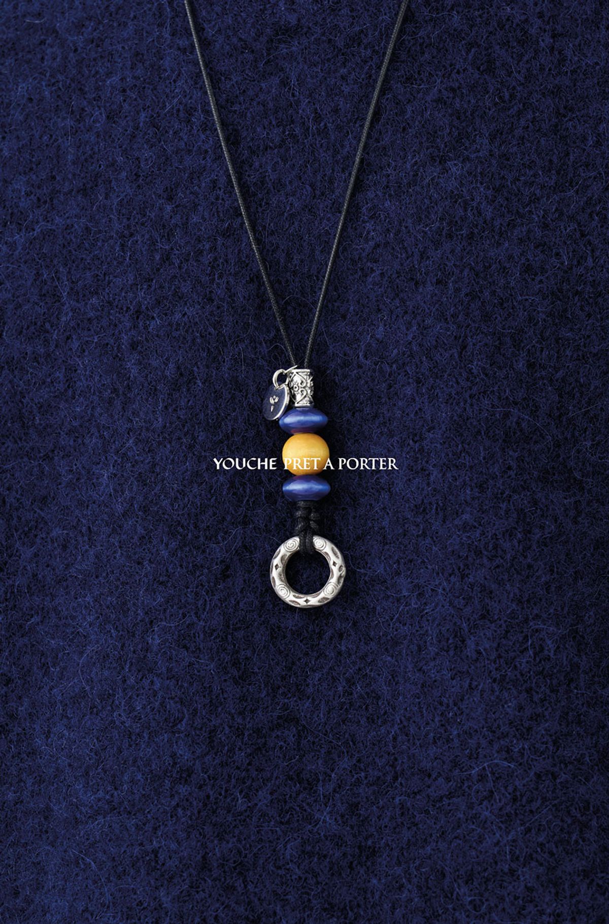 유체 프레타 포르테(YOUCHE PRET A PORTER) AR O-RING NECKLACE 001 Blue