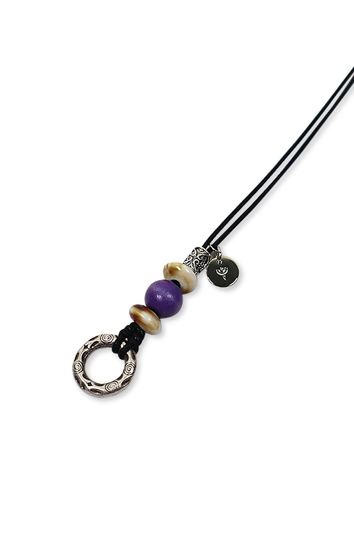 유체 프레타 포르테(YOUCHE PRET A PORTER) AR O-RING NECKLACE 001 Purple