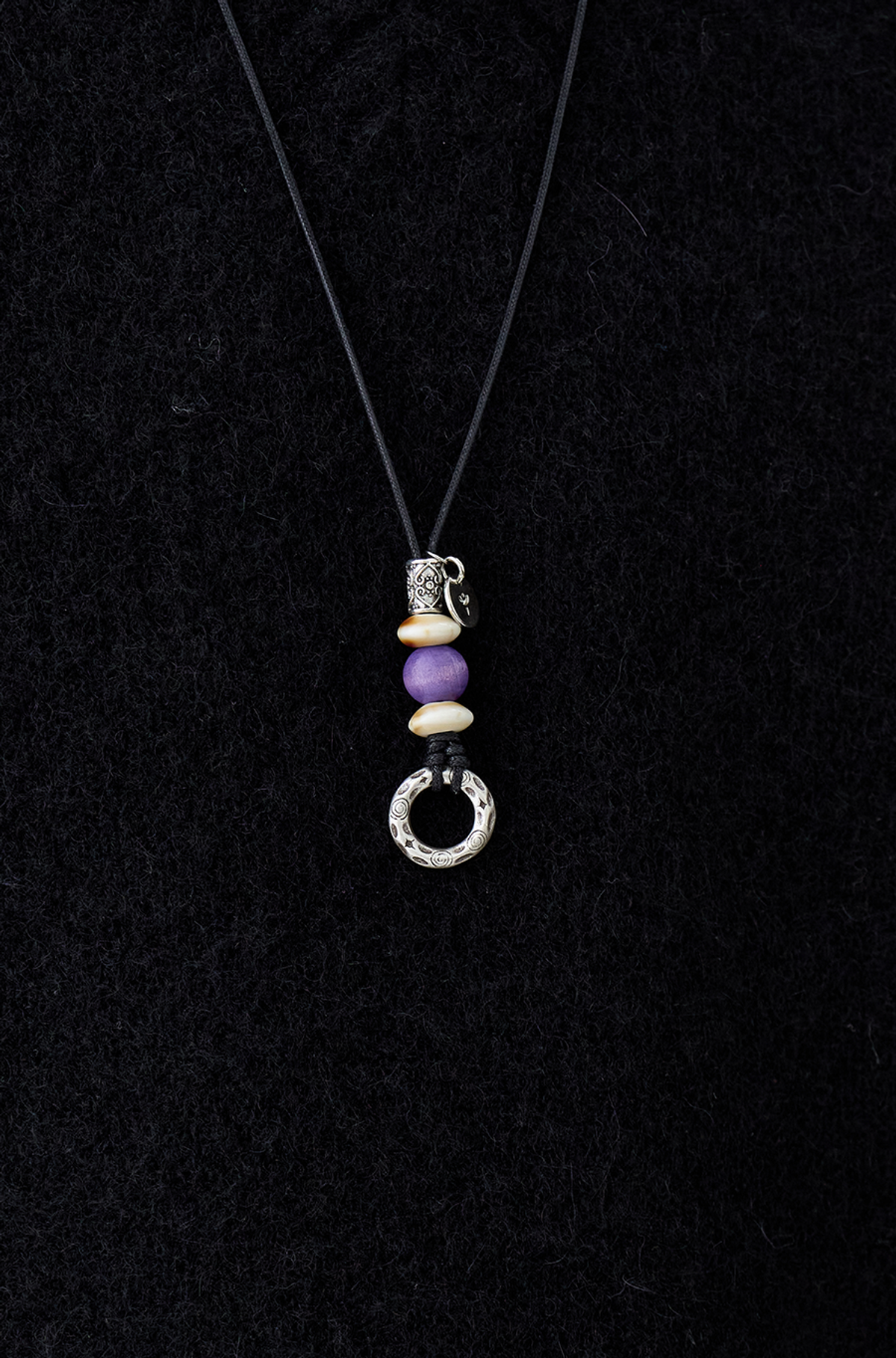 유체 프레타 포르테(YOUCHE PRET A PORTER) AR O-RING NECKLACE 001 Purple