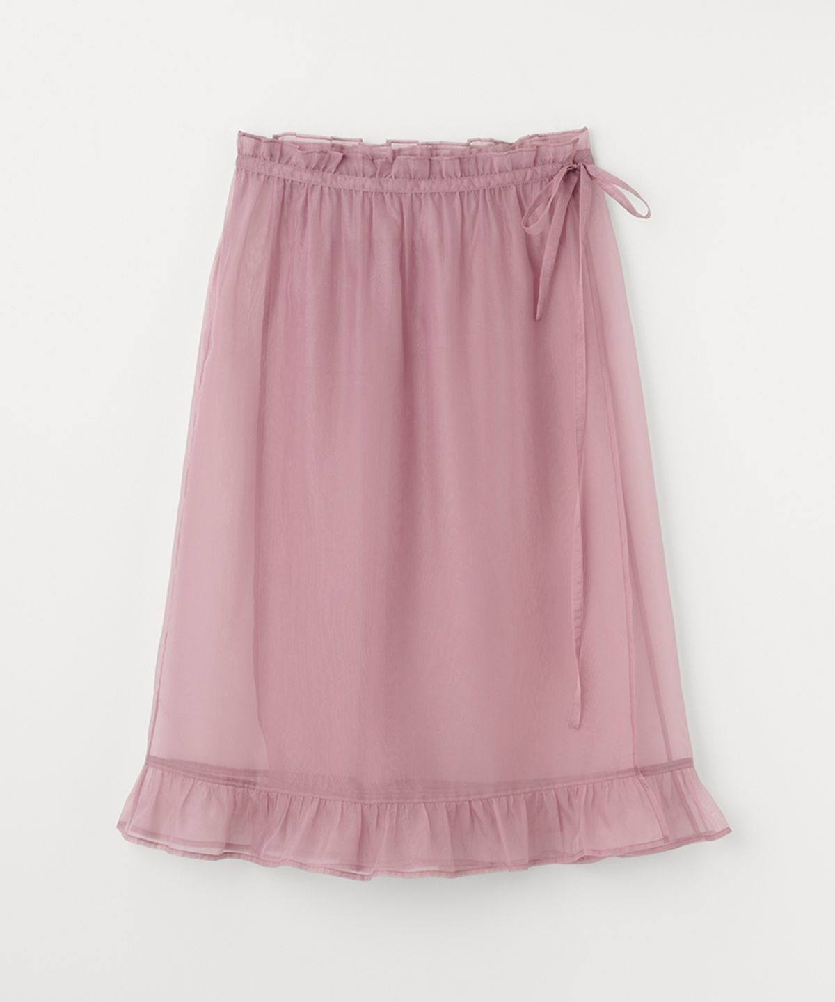 셀리테일즈(CELITAILS) SHEER LAYERED FRILL SKIRT_PURPLE