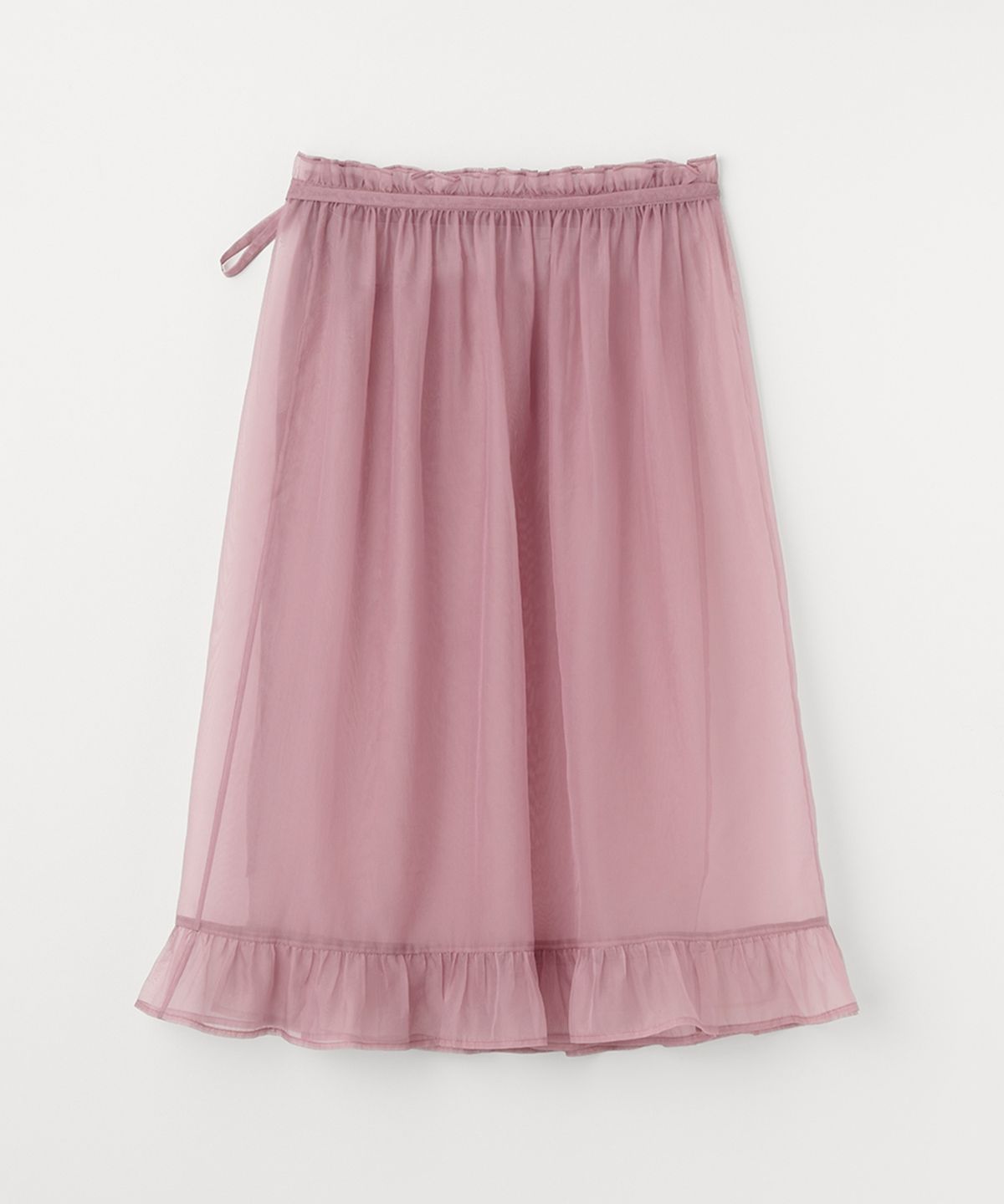 셀리테일즈(CELITAILS) SHEER LAYERED FRILL SKIRT_PURPLE