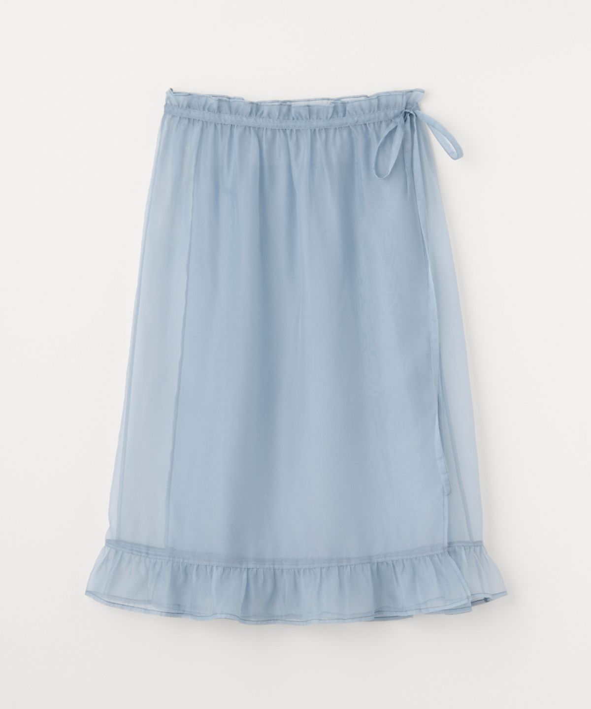 셀리테일즈(CELITAILS) SHEER LAYERED FRILL SKIRT_SKY BLUE