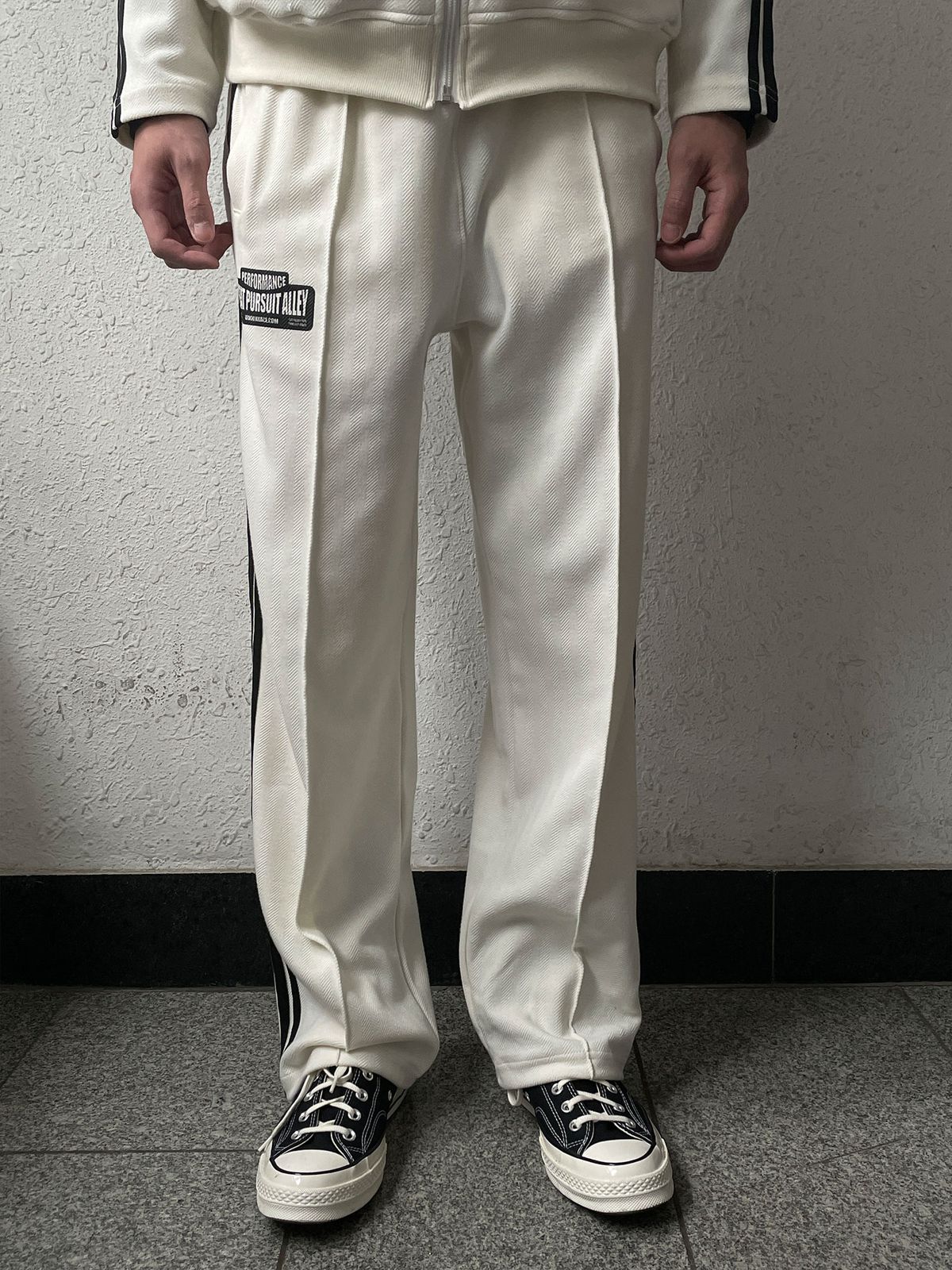 키아세(KIIACE) Herringbone Jersey Pants