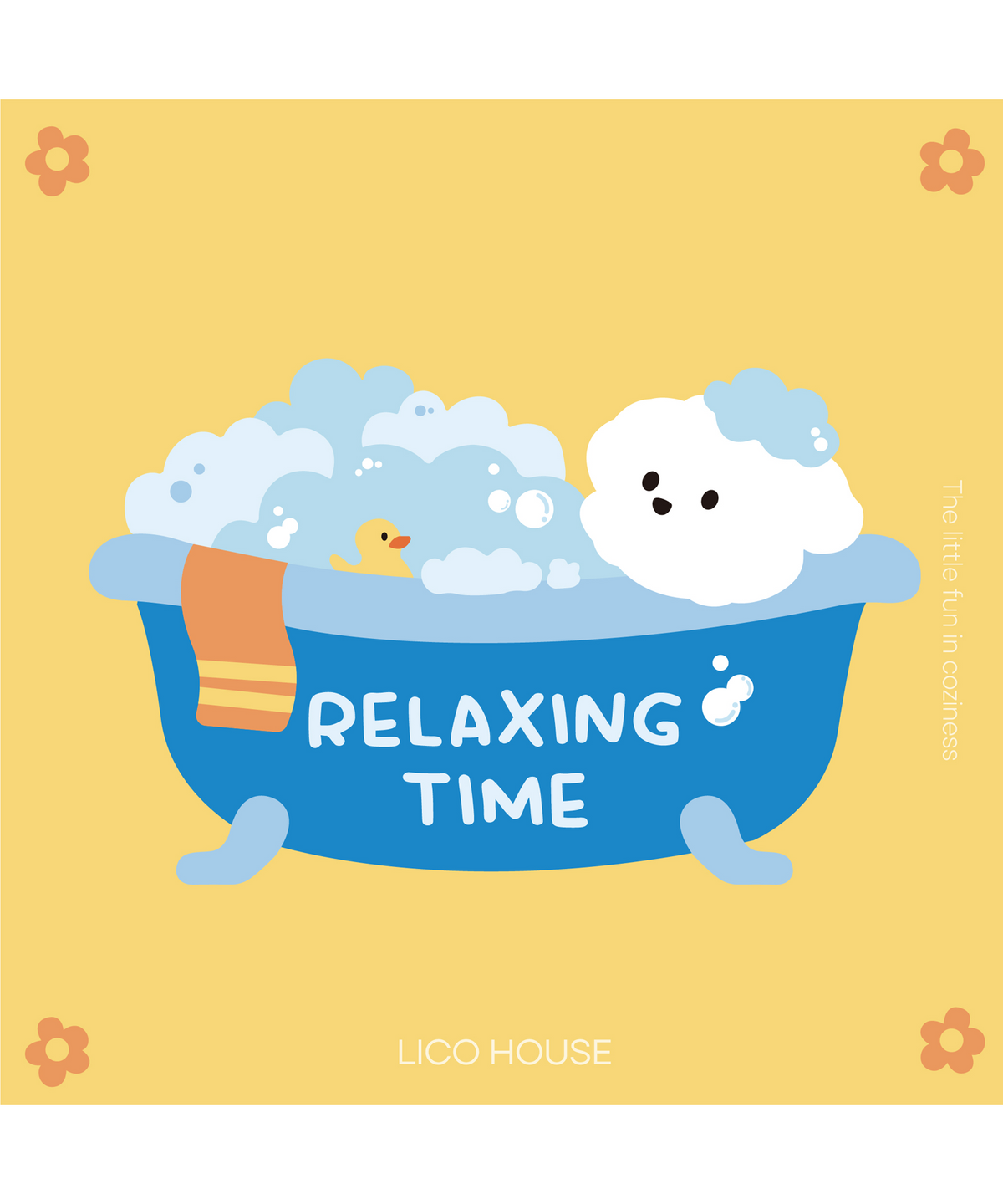 리코하우스(LICO HOUSE) 목욕하는 푸숑 소프트 규조토 발매트