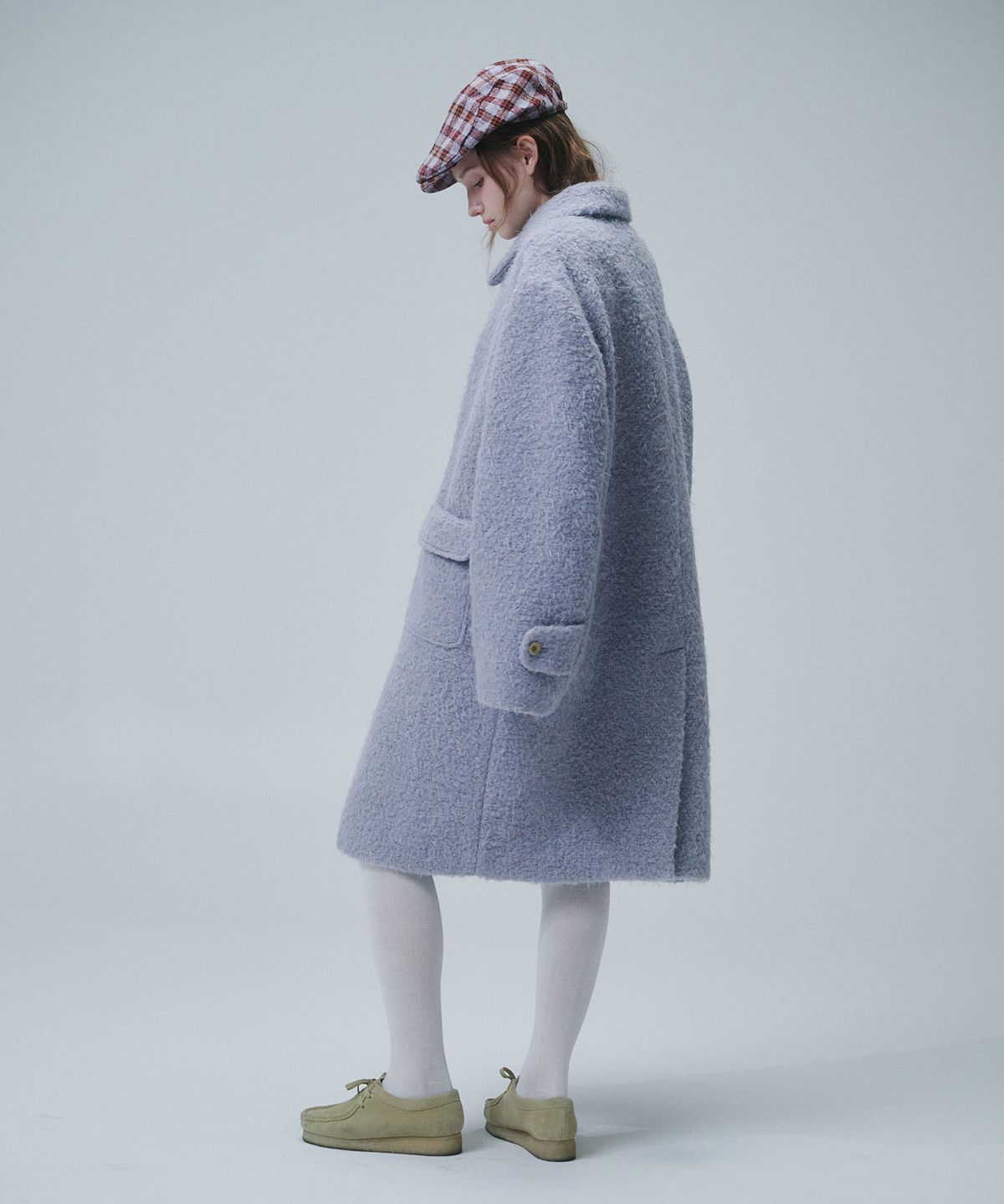 펀프롬펀(FUNFROMFUN) HAIRY OVERFIT COAT, LAVENDER