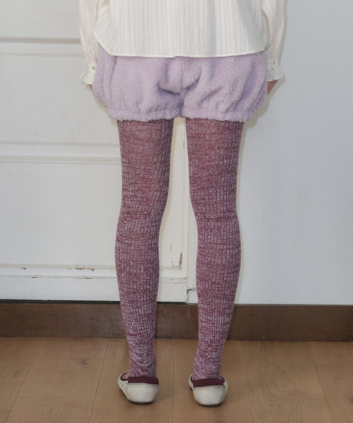 펀프롬펀(FUNFROMFUN) COZY PUMPKIN SHORTS, LILAC