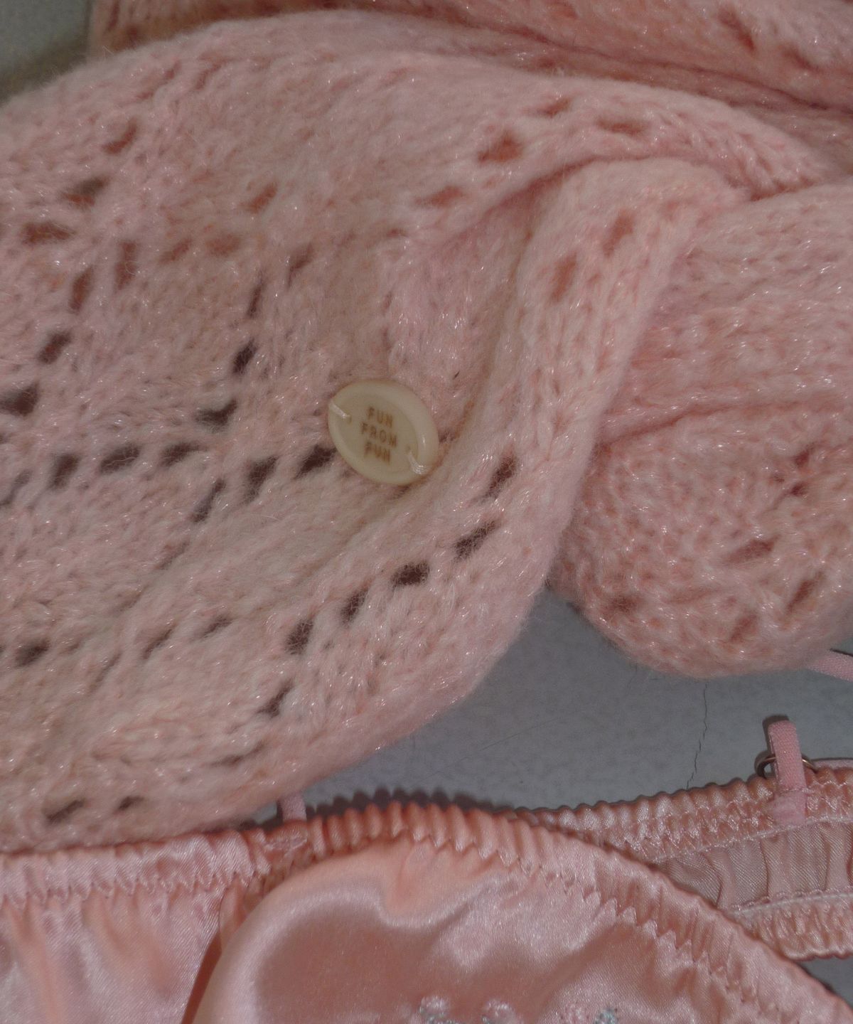 펀프롬펀(FUNFROMFUN) LUMINO KNIT MUFFLER, PINK