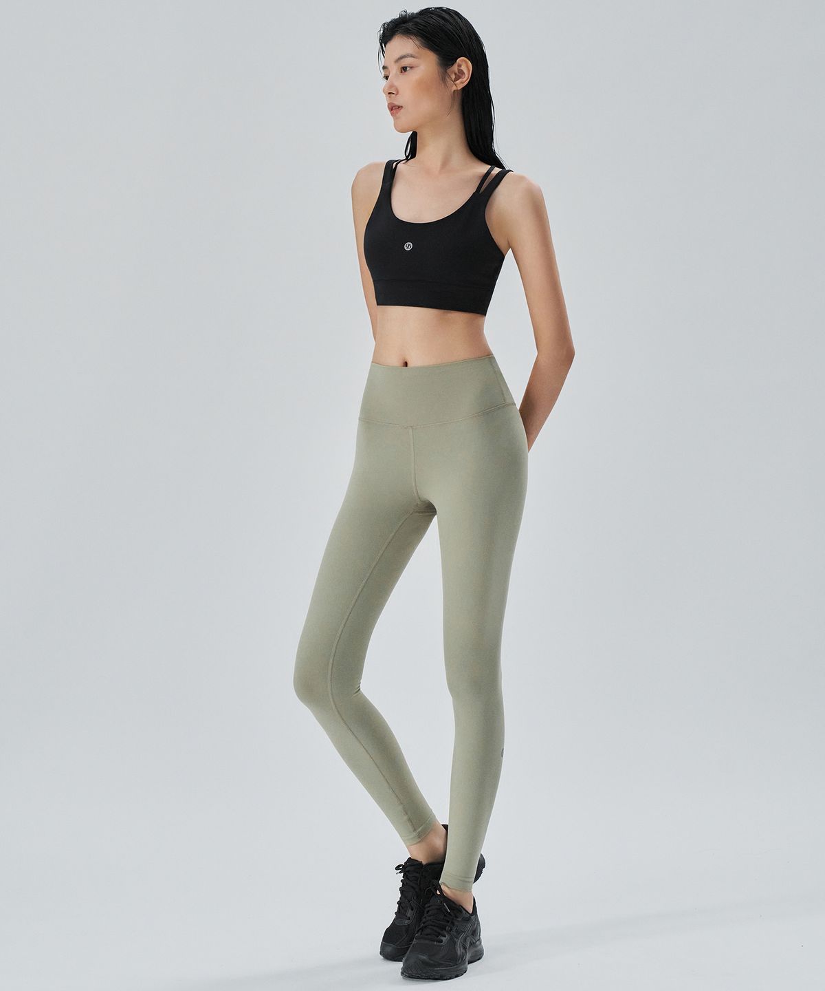 시티브리즈 액티브(CITYBREEZE ACTIVE) 액티브 에어리 9부 레깅스_DARK OLIVE