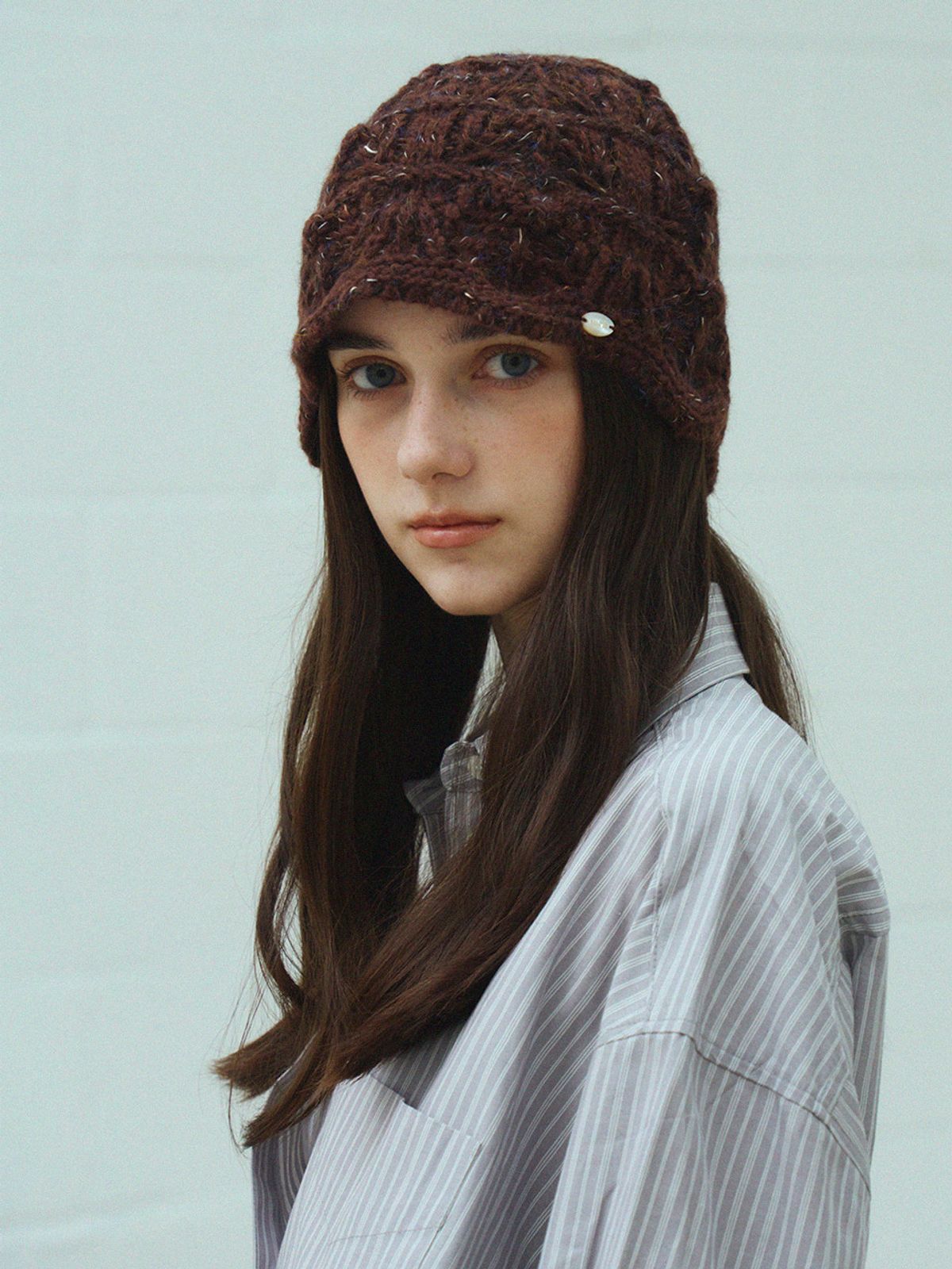 메르헨(MERCHEN) Ripple bokashi beanie_4color
