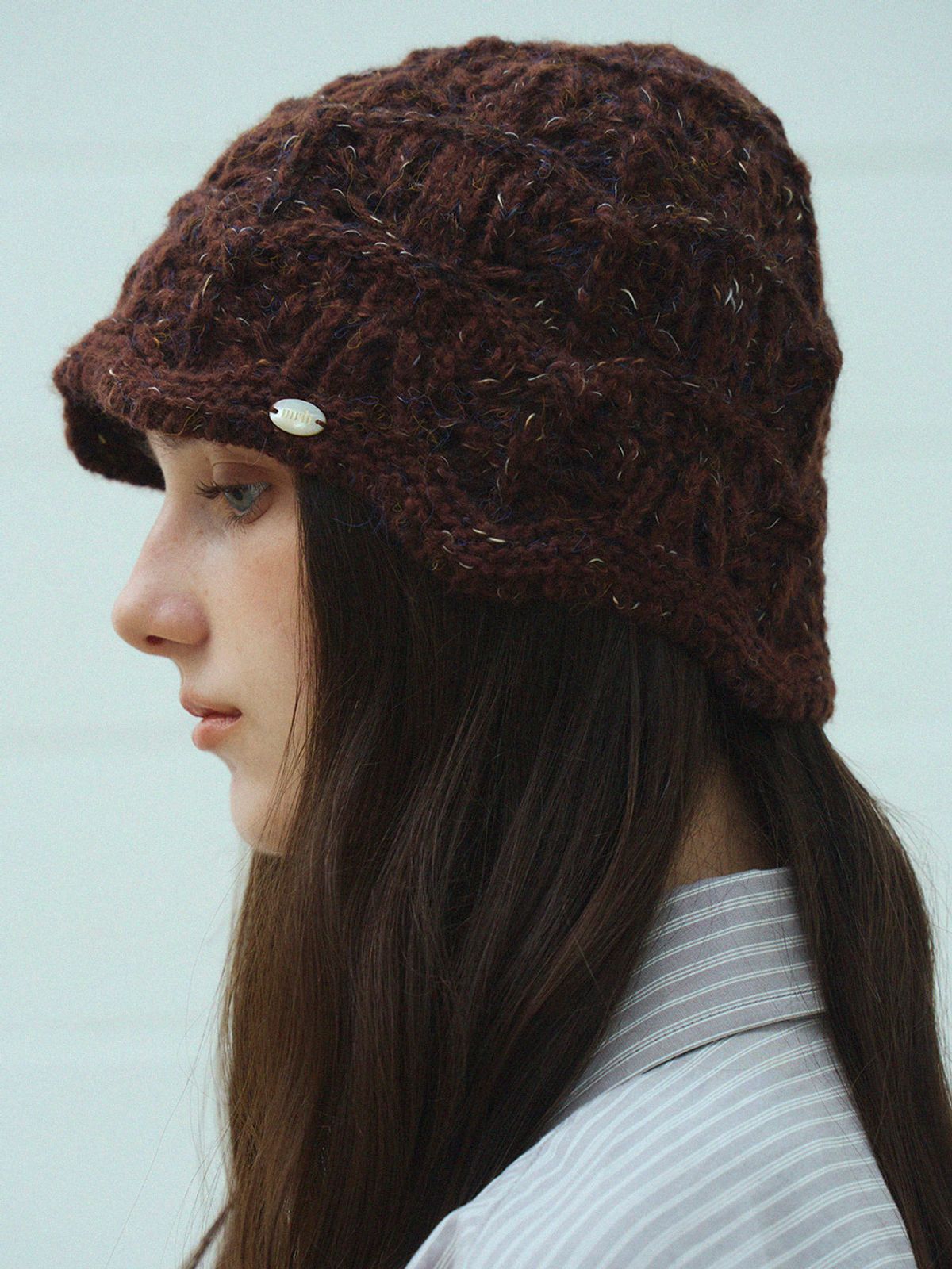 메르헨(MERCHEN) Ripple bokashi beanie_4color