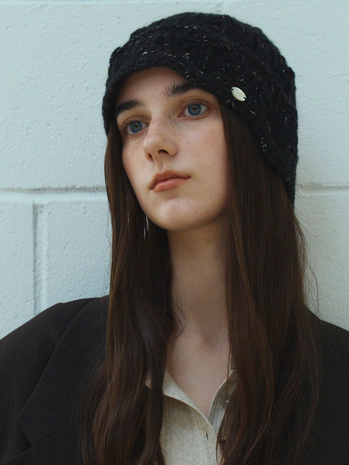 메르헨(MERCHEN) Ripple bokashi beanie_4color