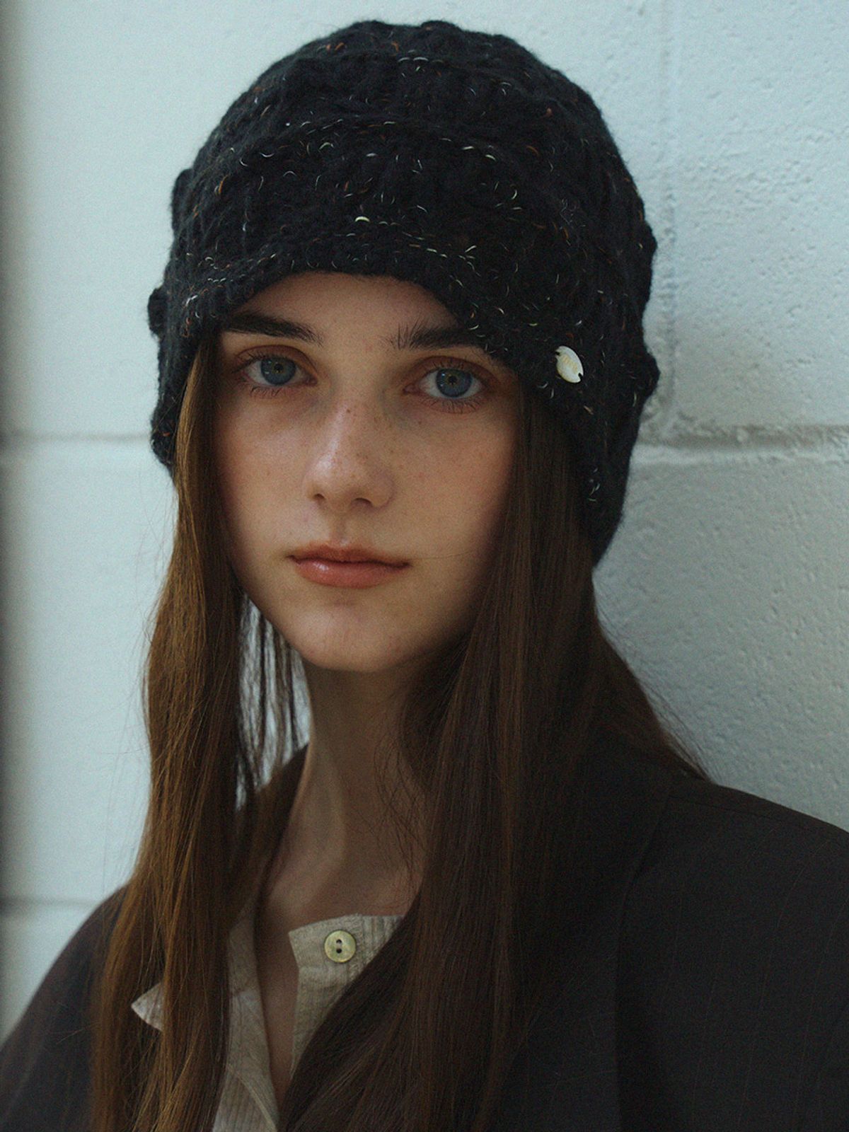 메르헨(MERCHEN) Ripple bokashi beanie_4color
