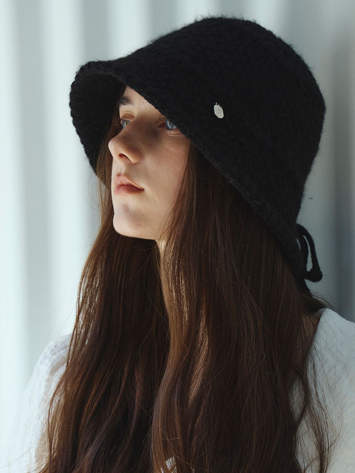 메르헨(MERCHEN) Loa kniting bucket hat_3color