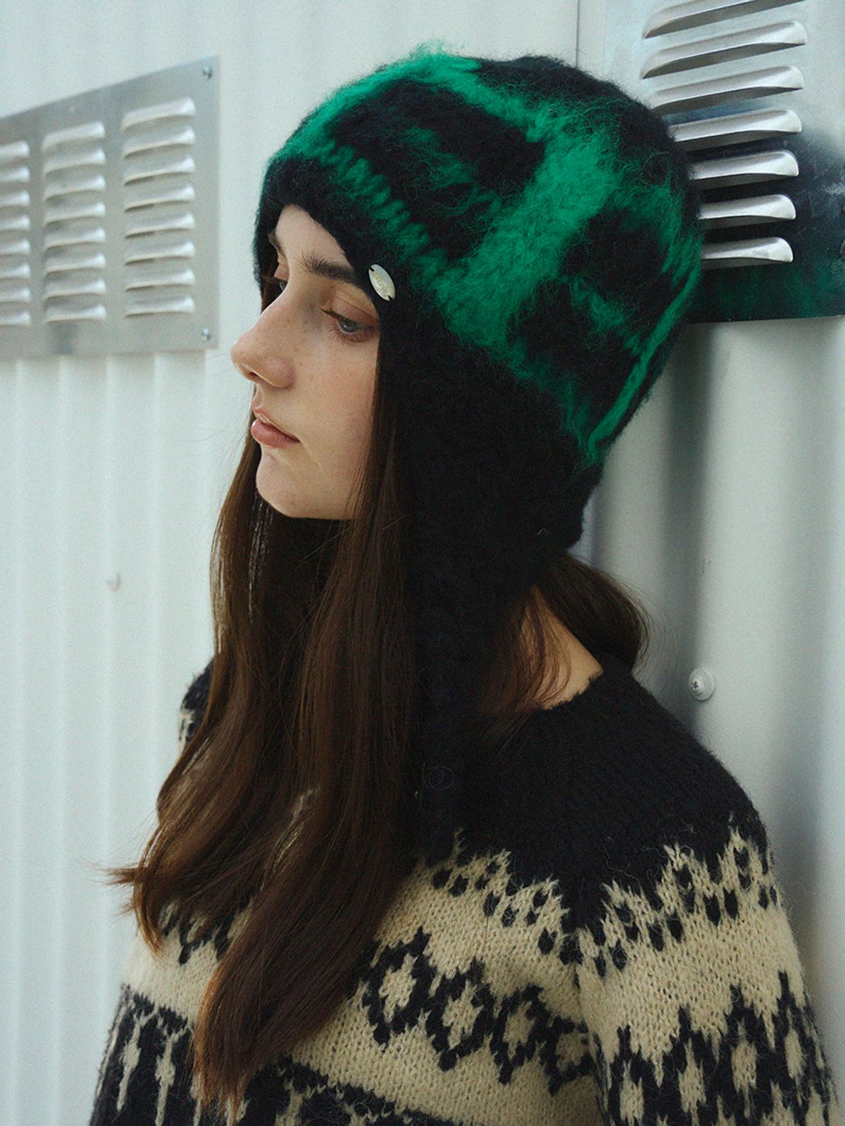 메르헨(MERCHEN) joy pattern trooper hat_5color