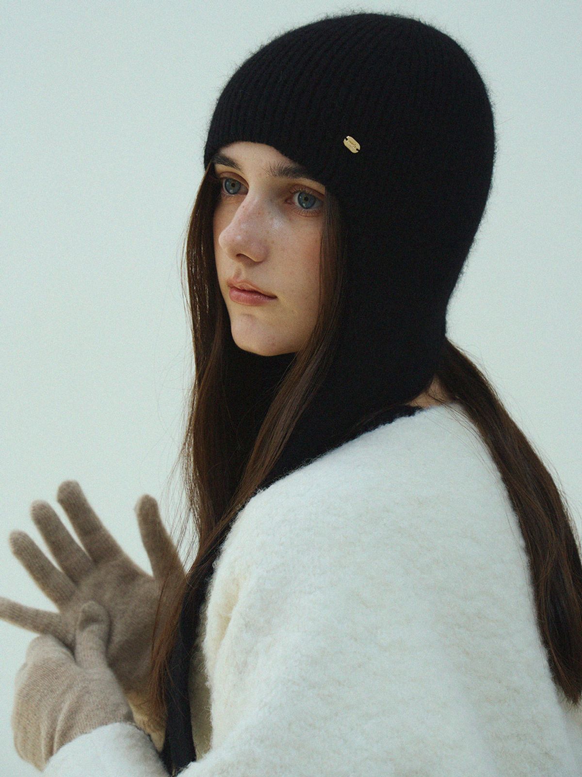 메르헨(MERCHEN) Angora strap earflap_6color