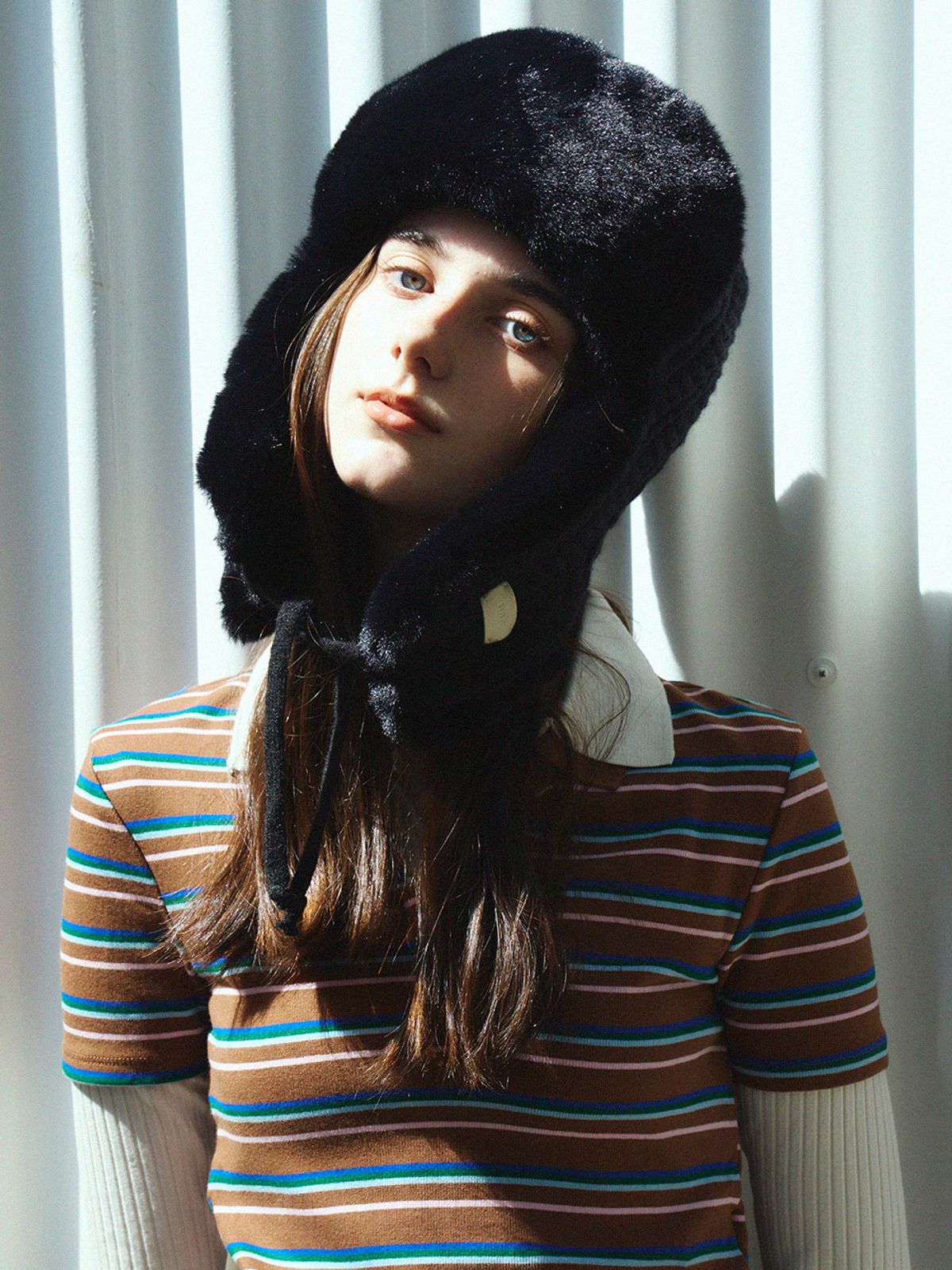 메르헨(MERCHEN) Shapka knit trooper hat_4color