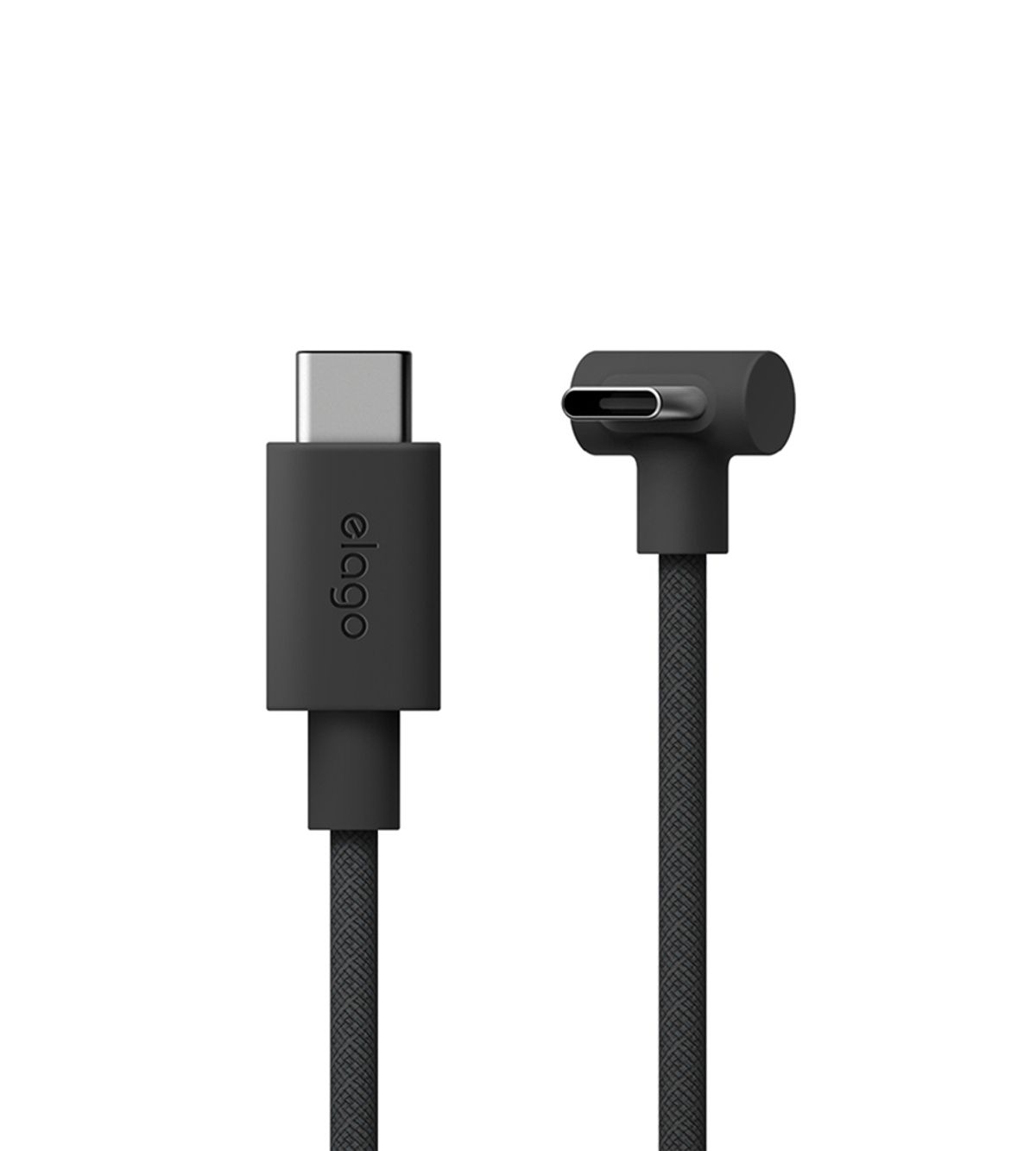 엘라고(ELAGO) 60W PD C to C 90도 고속 충전 케이블 (2M)