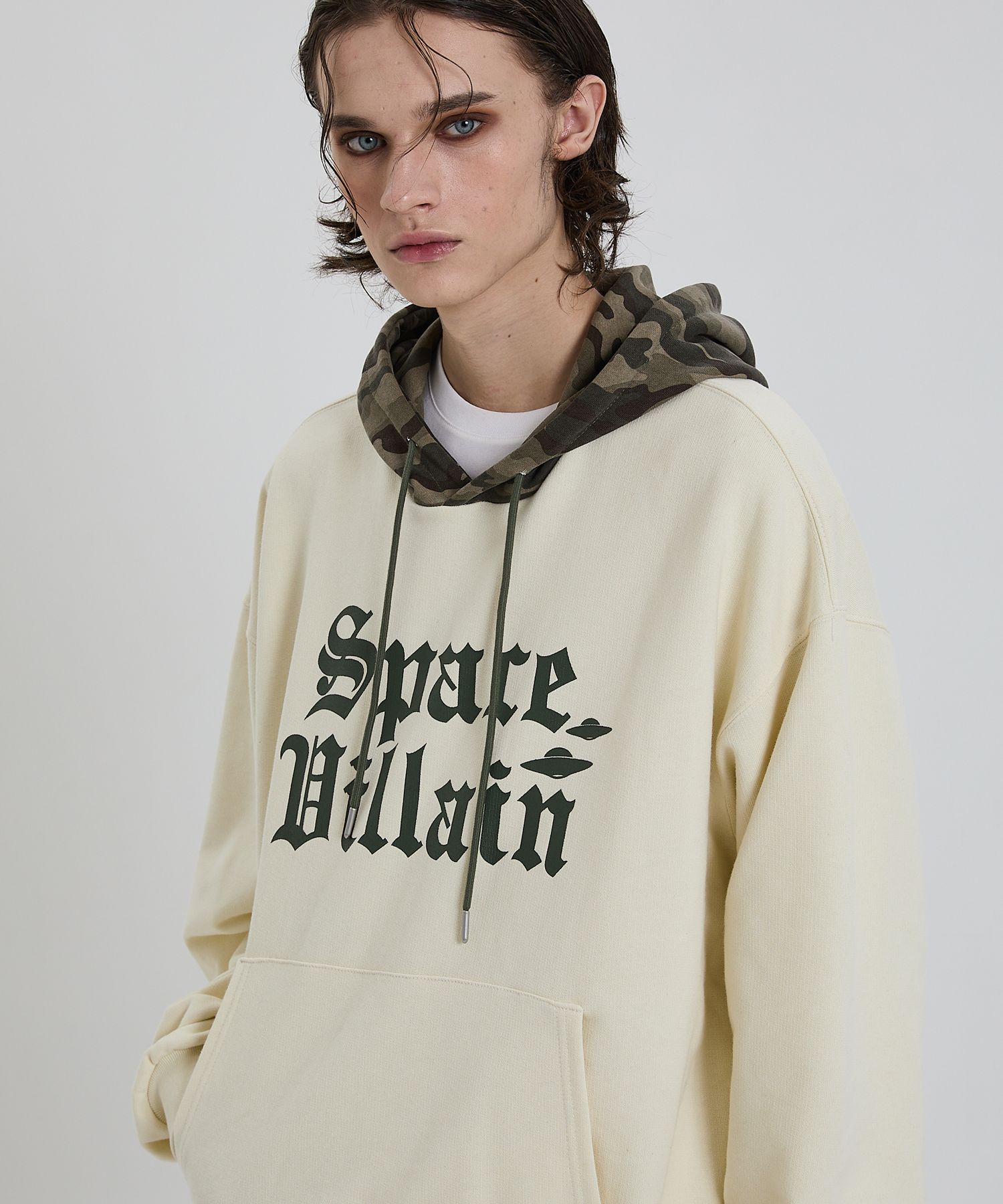 MUSINSA公式 | HOODHOOD Space Villain Camo Hood Ivory
