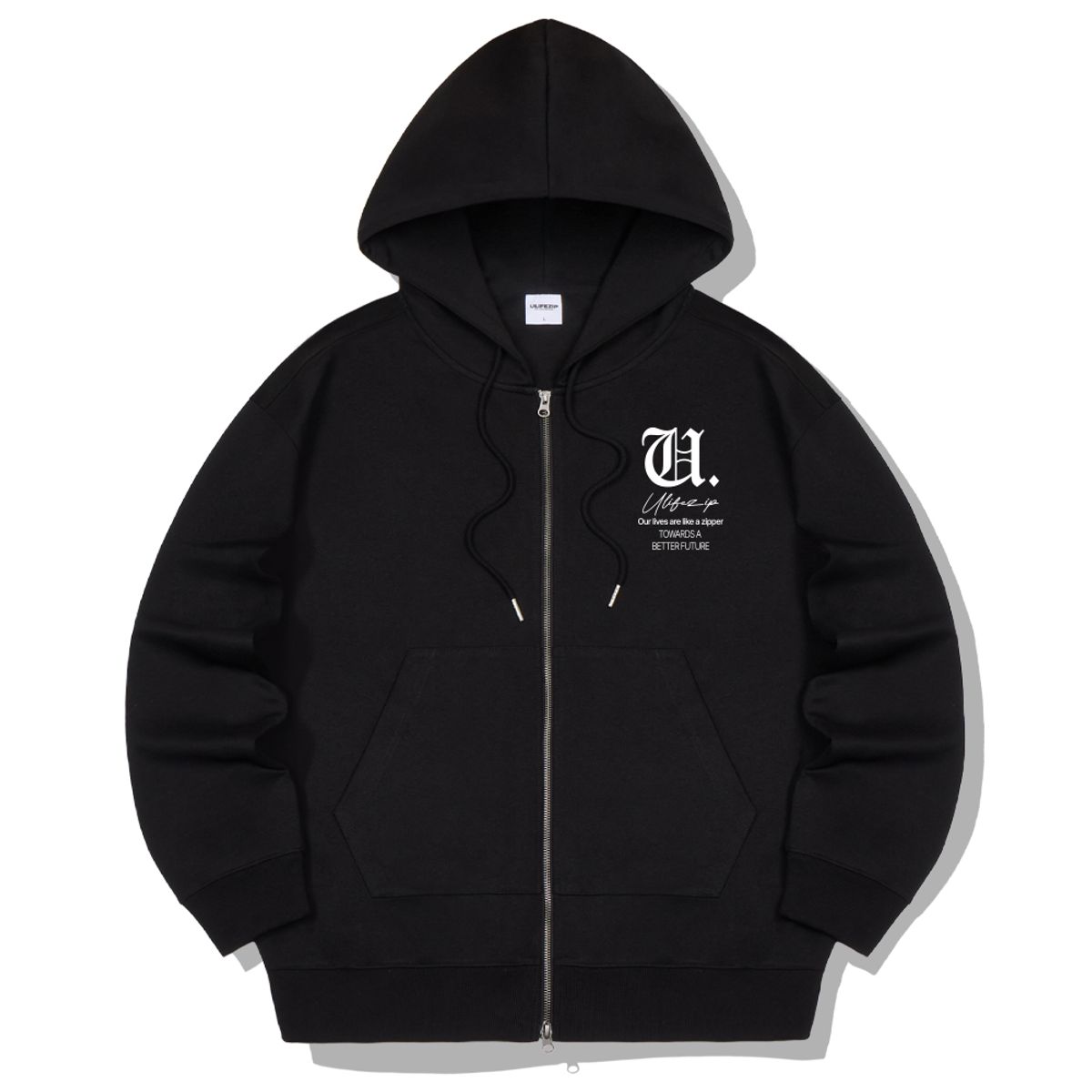 유라이프지(ULIFEZIP) 올드유디 2WAY 오버핏 후드집업 3 Color [ULZH_0002]