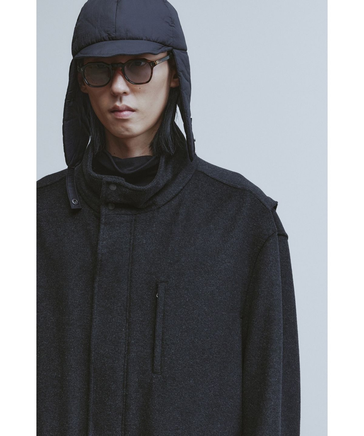 유스(YOUTH) Padded Trooper Hat - Black