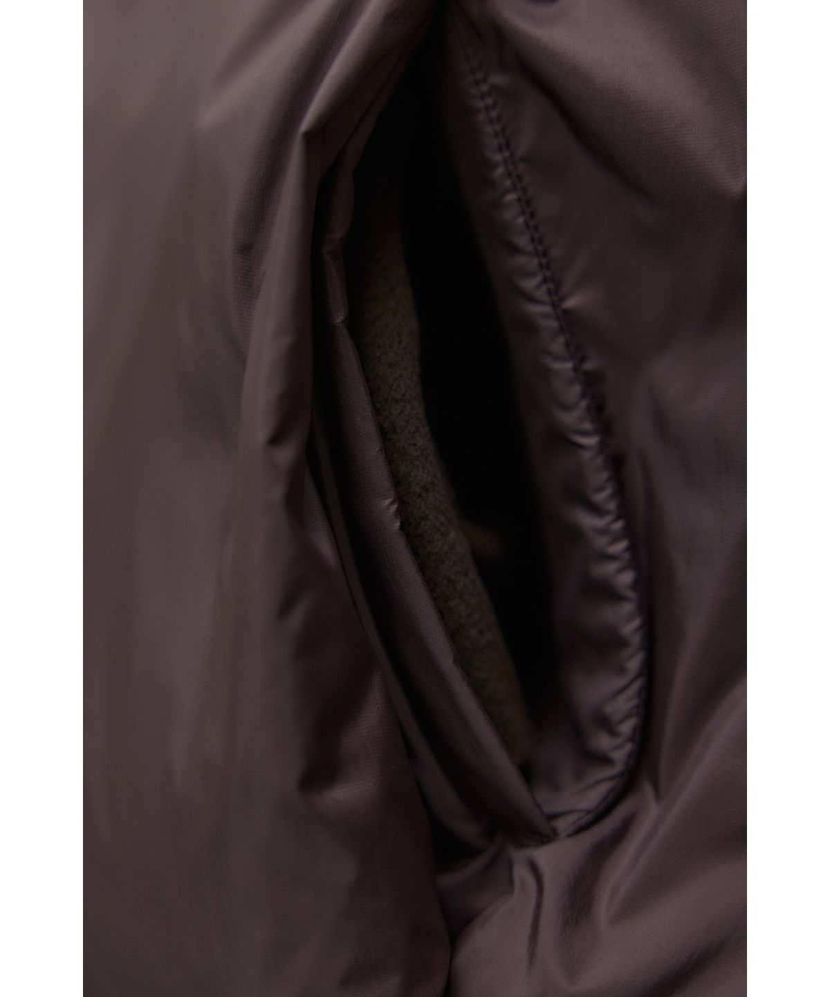 유스(YOUTH) Cropped Down Jacket - Burgundy