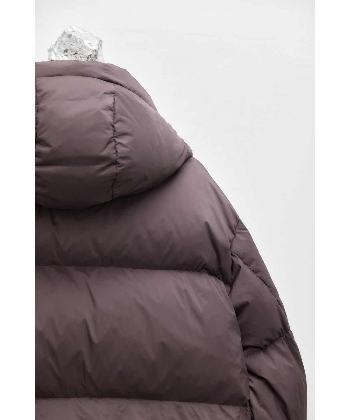 유스(YOUTH) Cropped Down Jacket - Burgundy