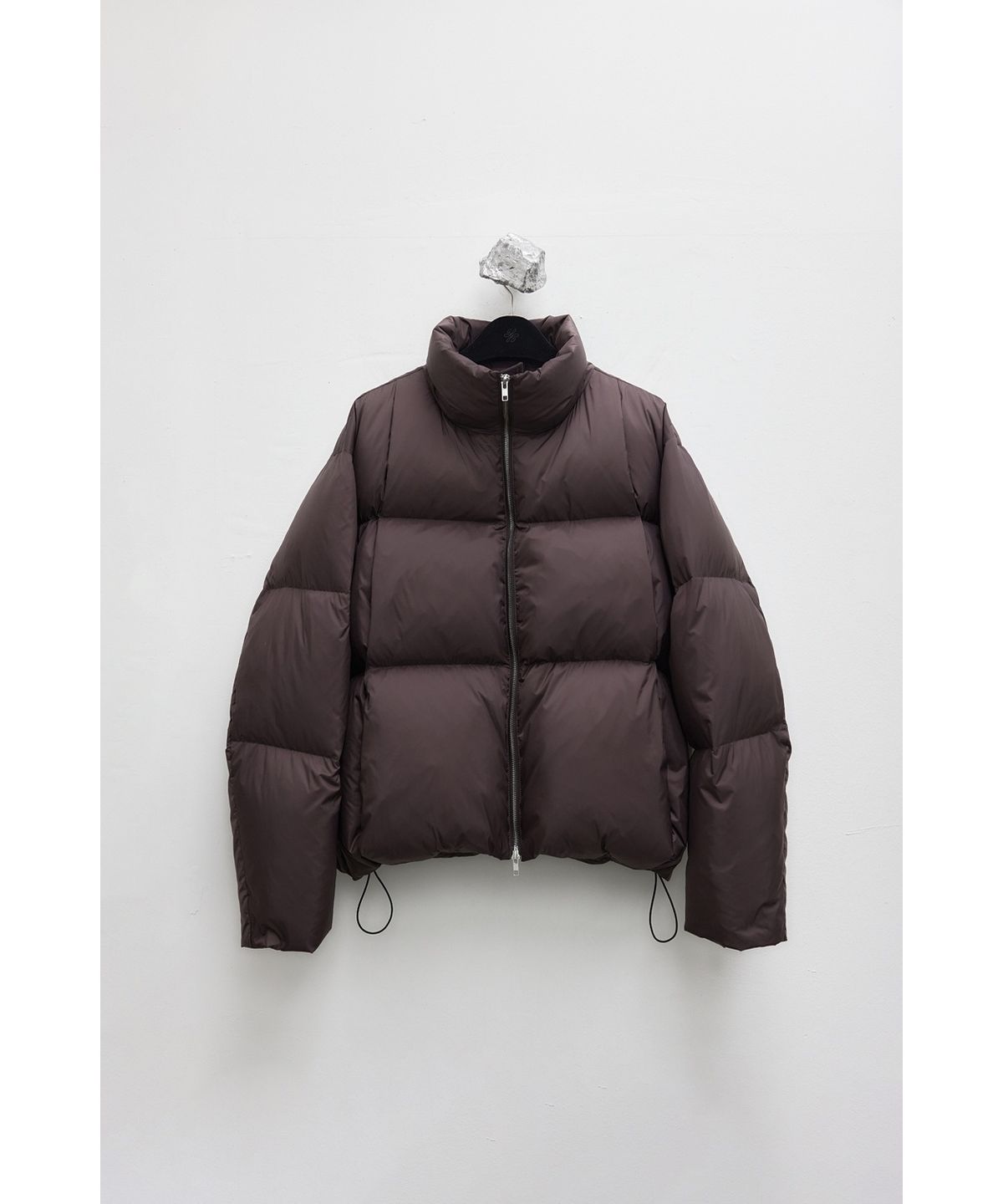유스(YOUTH) Cropped Down Jacket - Burgundy