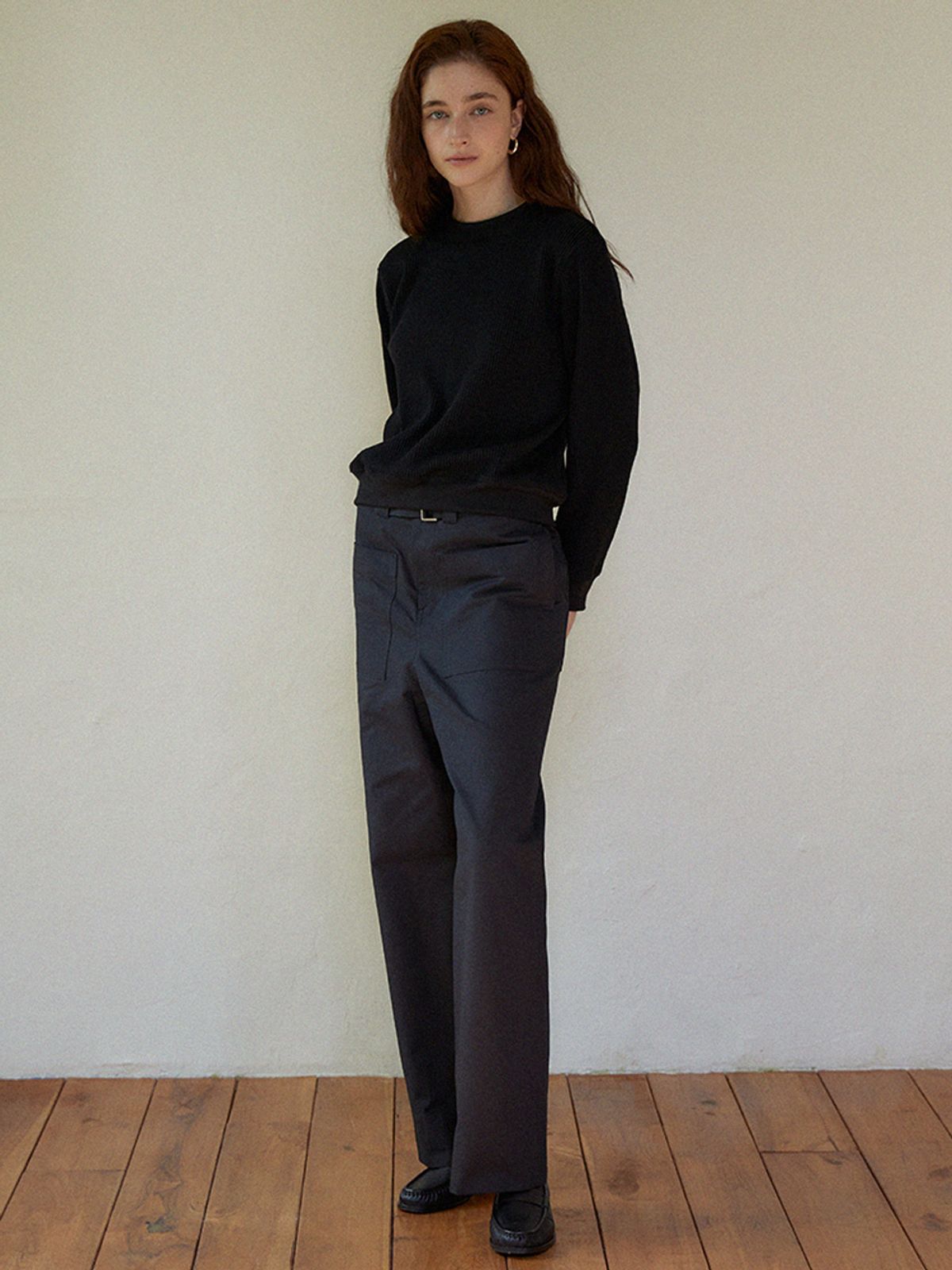 라르고(LARGO) Waffle top (black)