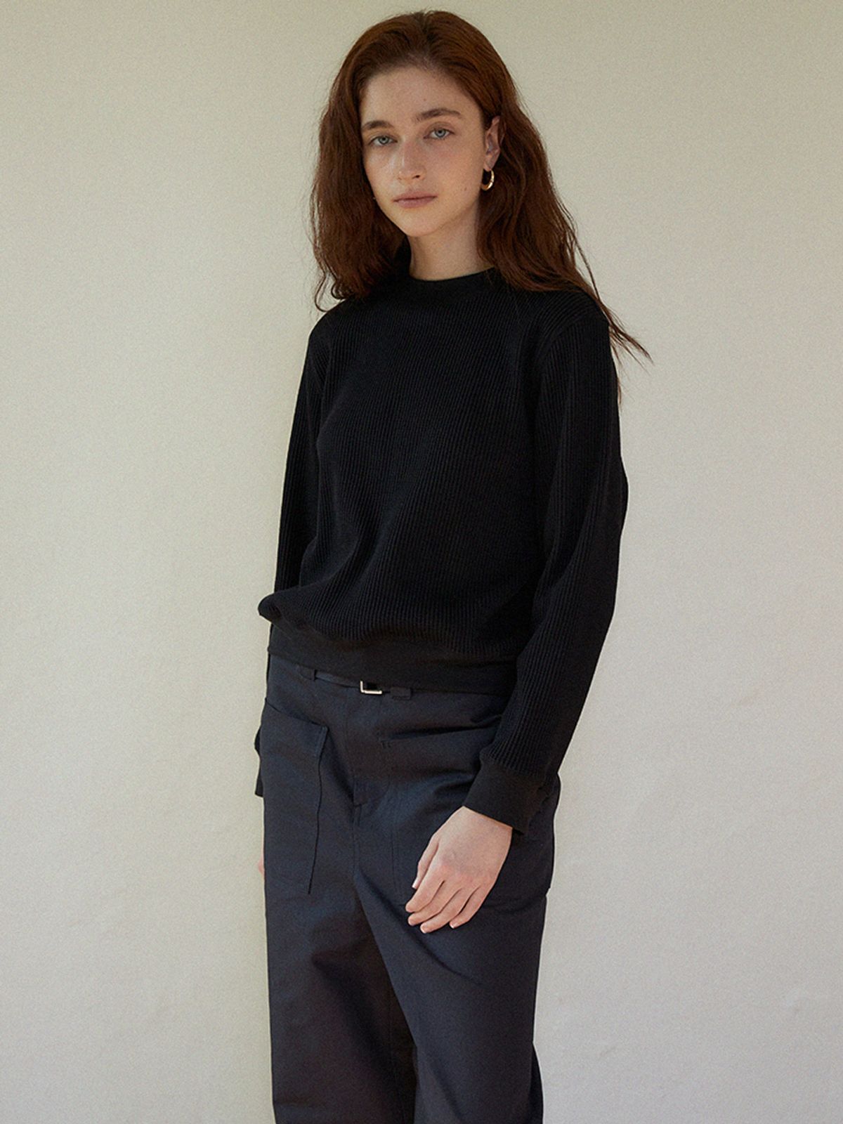 라르고(LARGO) Waffle top (black)