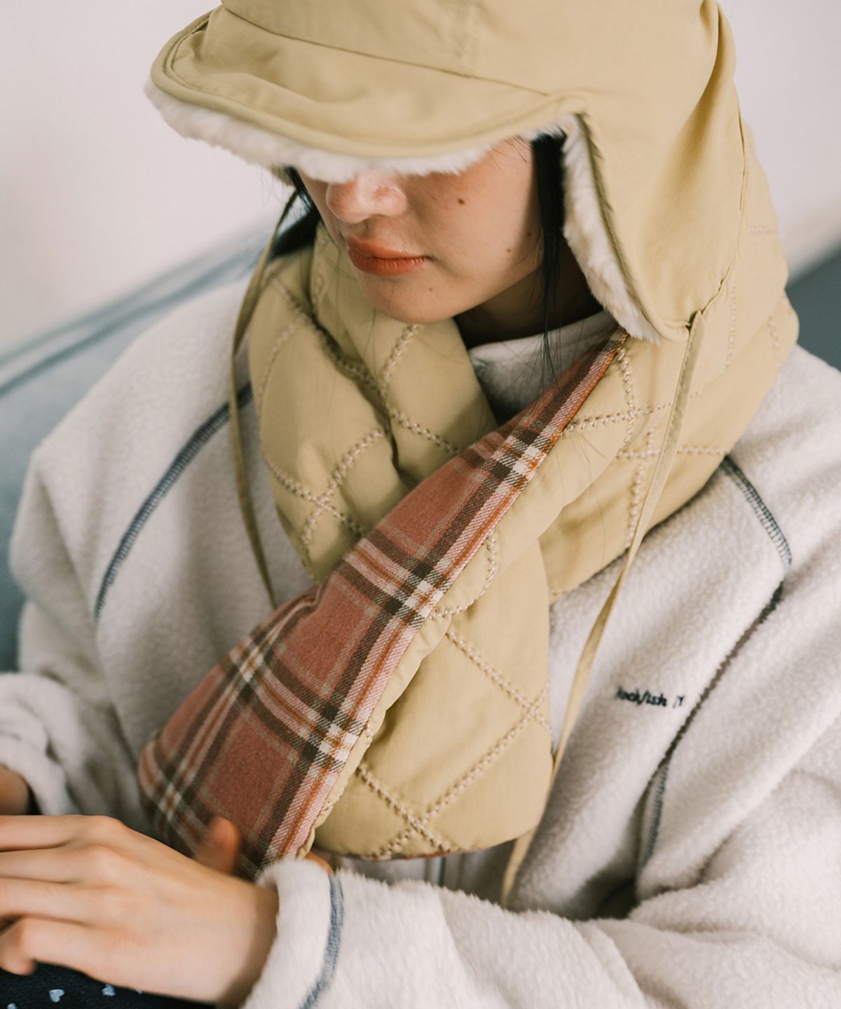락피쉬웨더웨어(ROCKFISH WEATHERWEAR) PADDED NYLON SCARF - 5 colors