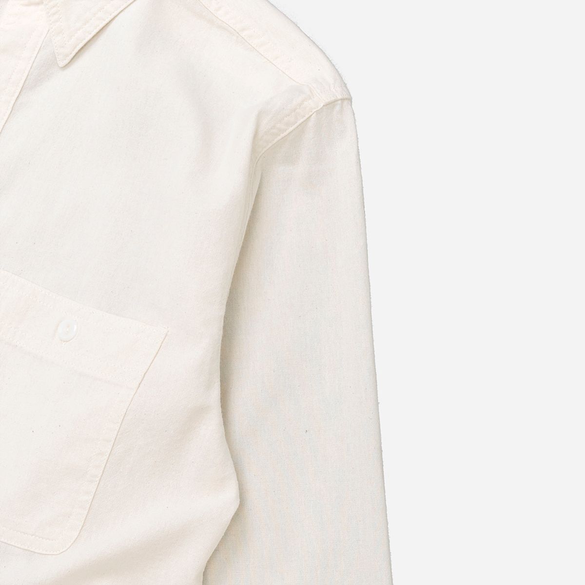 와이엠씨엘케이와이(YMCL KY) US Type Chambray Shirt (50s Model) - Natural