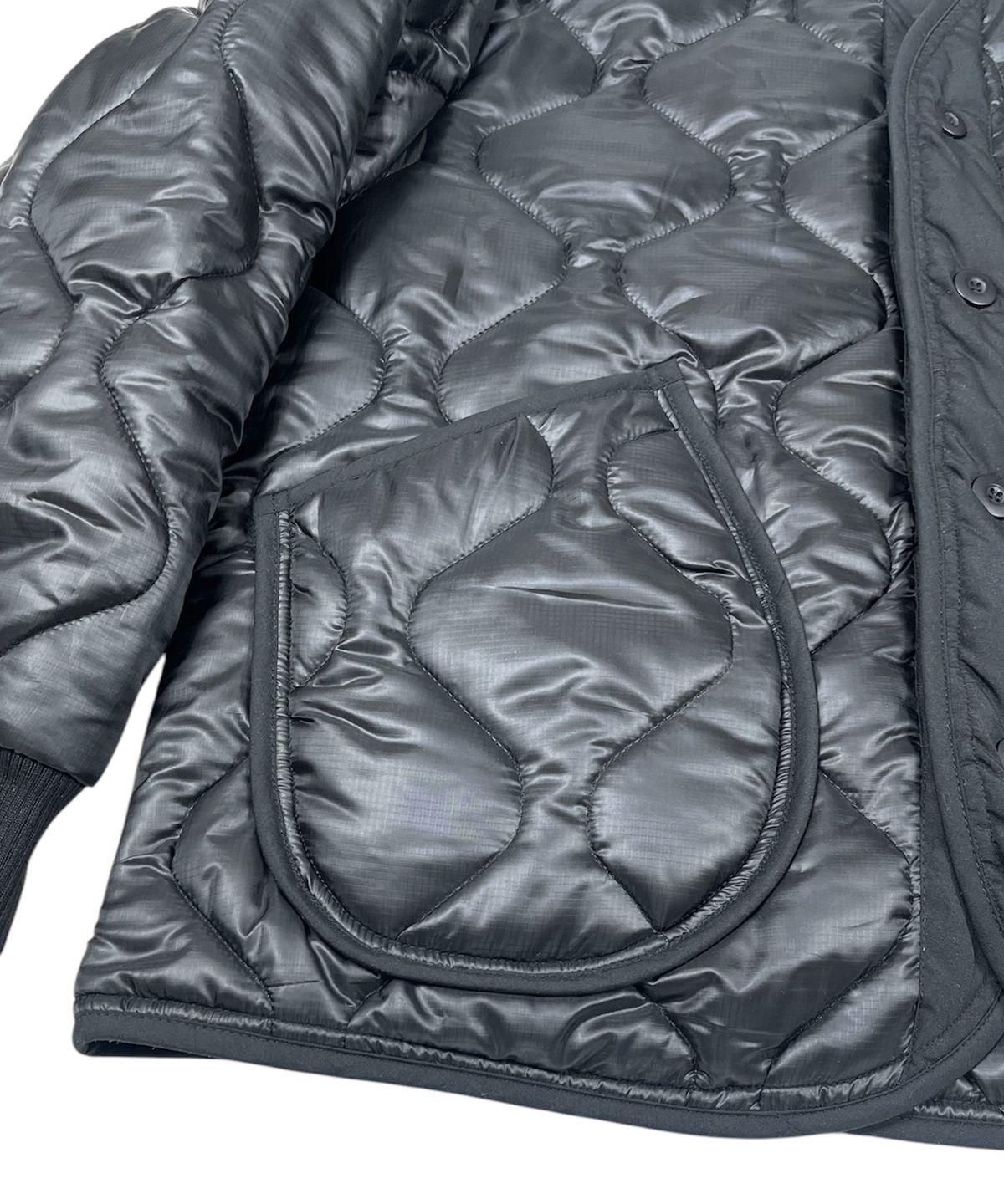 스케이터락(SK8ER ROCK) Eyes Quilting Jacket ((Black))