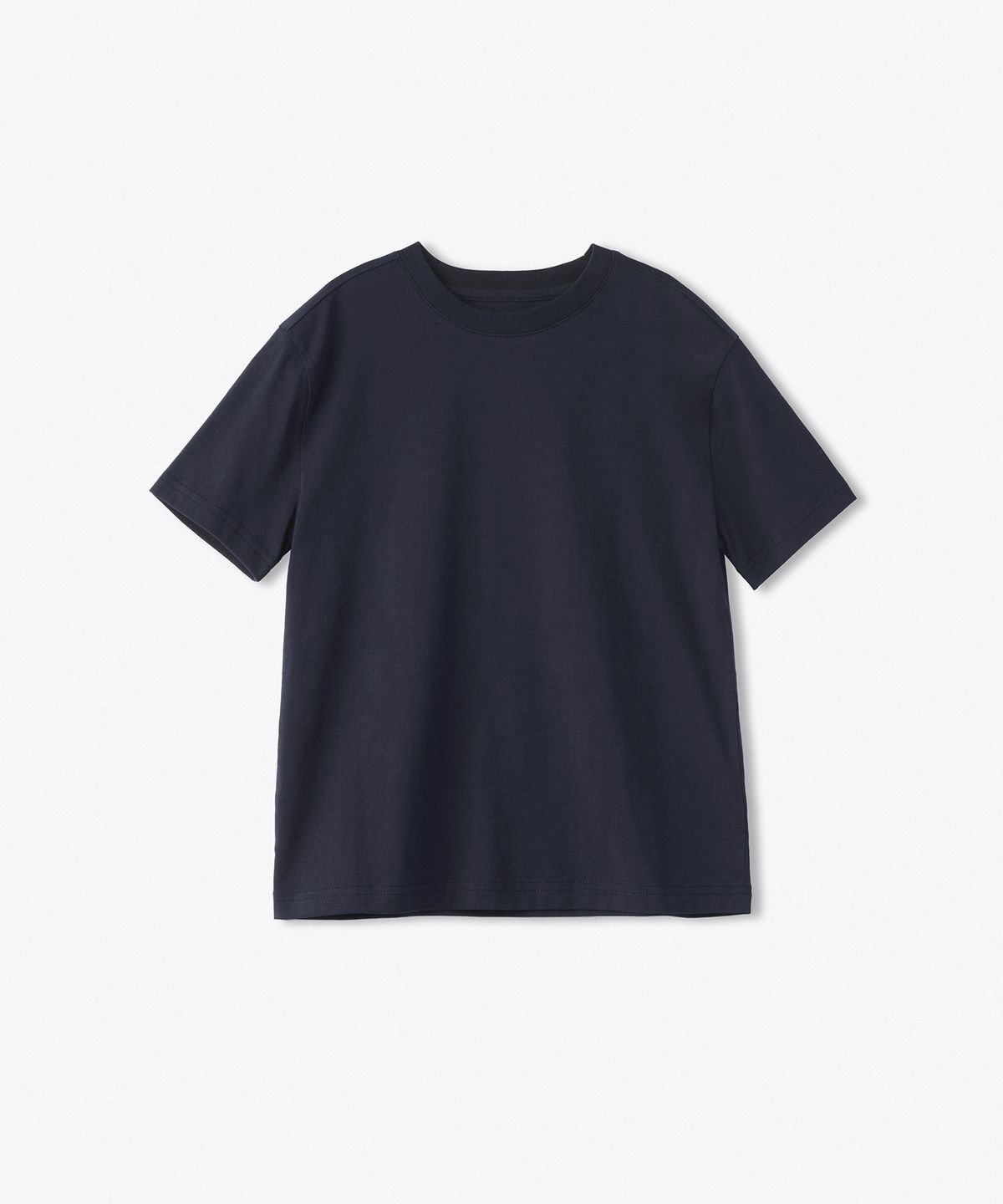 무신사 스탠다드 키즈(MUSINSA STANDARD KIDS) [쿨탠다드] 릴렉스드 크루 넥 티셔츠 [네이비]