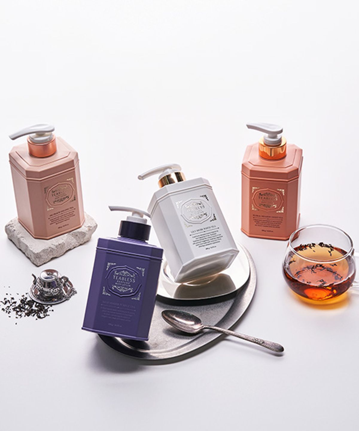 티블레스(TEABLESS) 끈적임 없는  퍼퓸 바디 로션 480g (4종 中 택1)