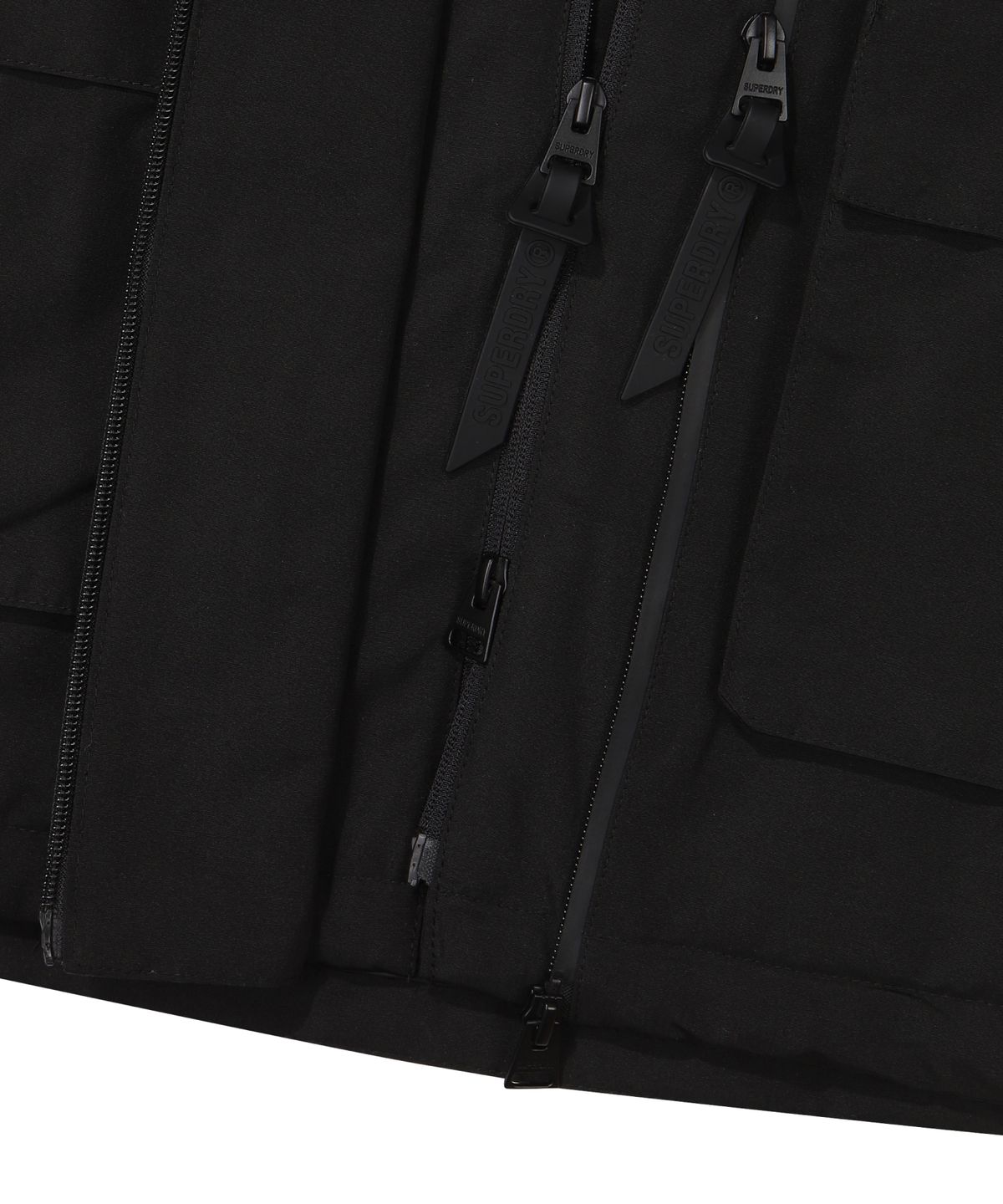 슈퍼드라이(SUPERDRY) 얼티메이트 윈드치터 패딩자켓 블랙