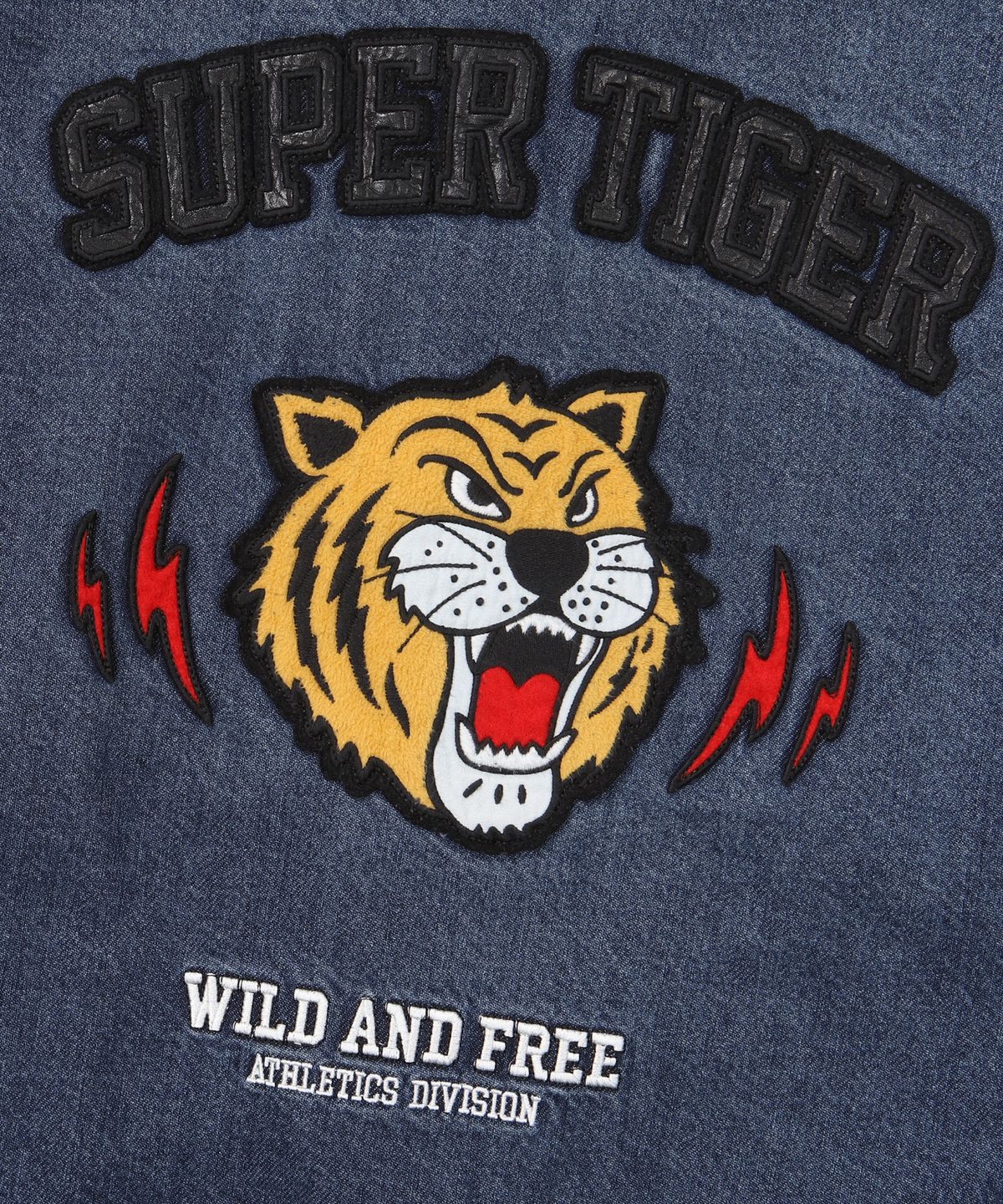 슈퍼드라이(SUPERDRY) 타이거 베이스볼 데님 자켓 인디고