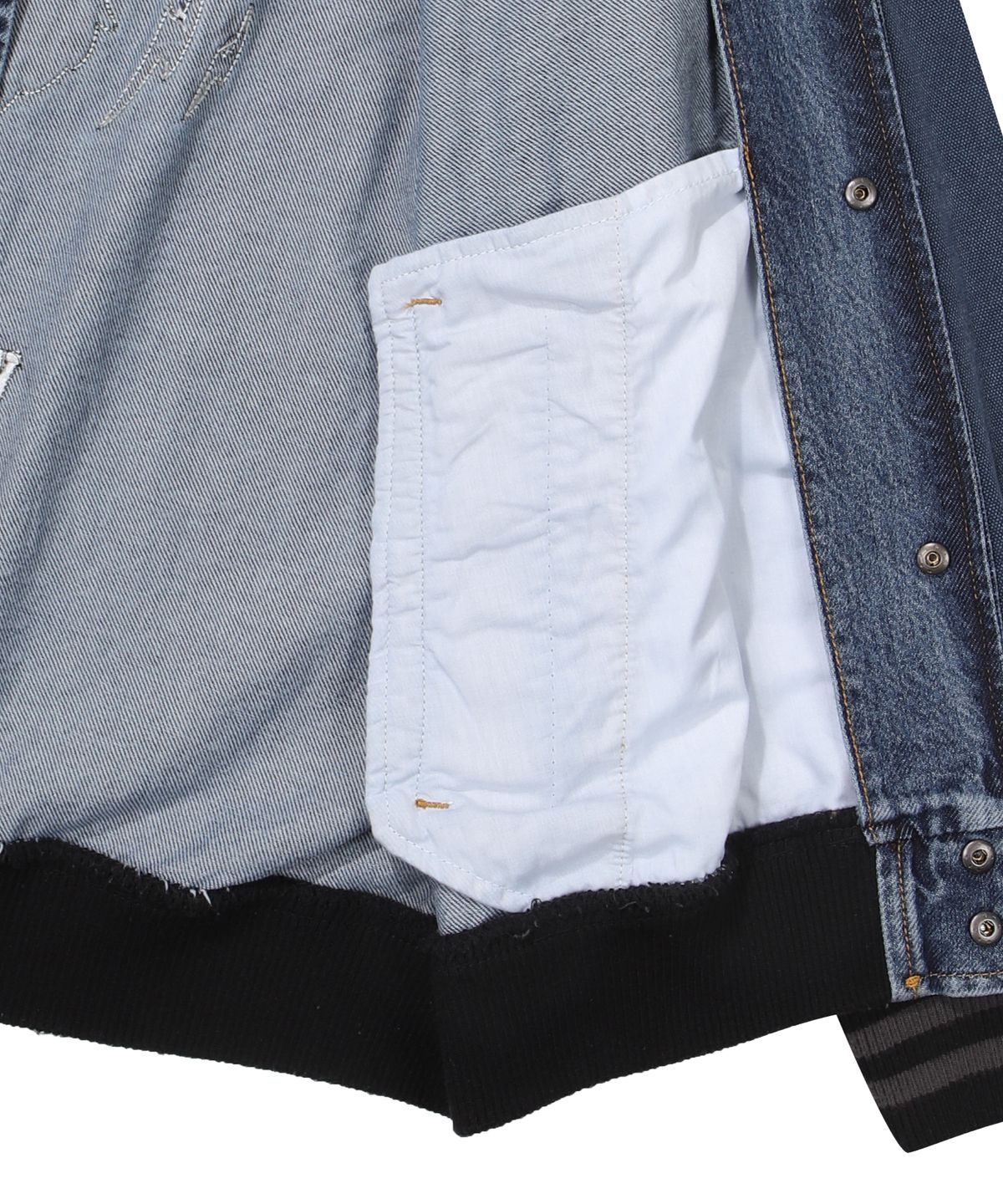 슈퍼드라이(SUPERDRY) 타이거 베이스볼 데님 자켓 인디고