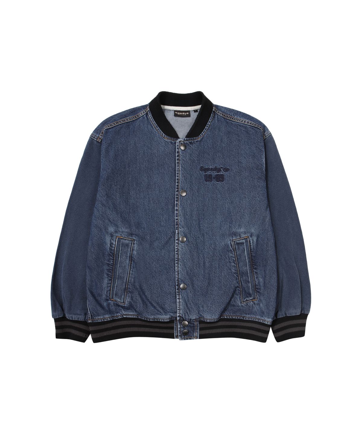 슈퍼드라이(SUPERDRY) 타이거 베이스볼 데님 자켓 인디고