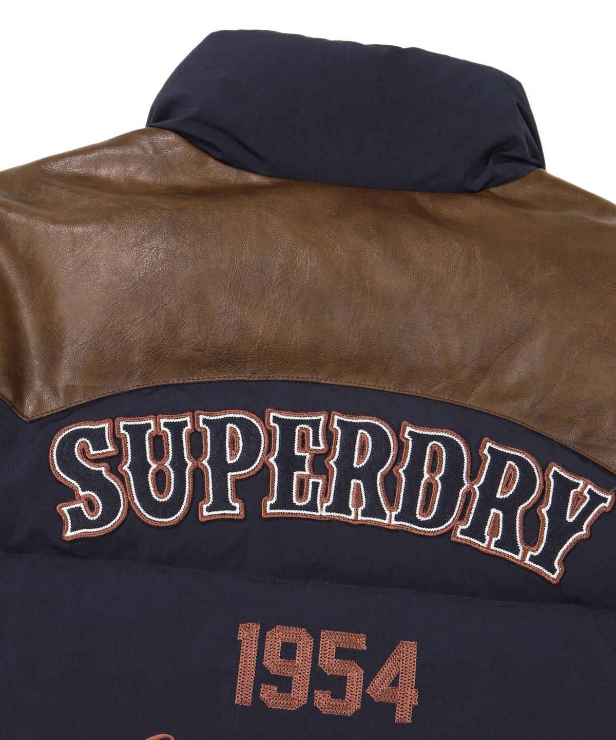 슈퍼드라이(SUPERDRY) 웨스턴 디터쳐블 덕 다운 패딩 네이비